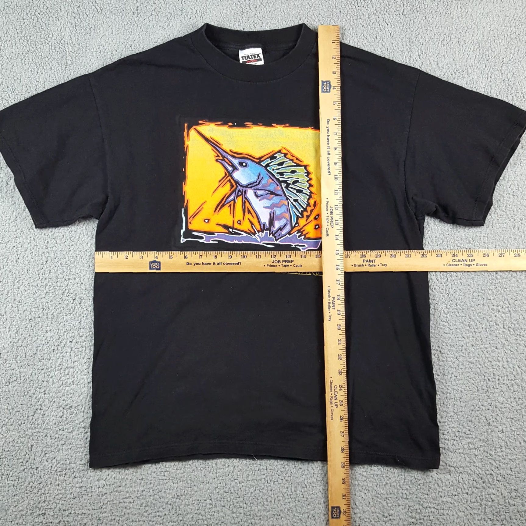 Tultex Vintage Swordfish Hilton Head Island Beach Art Men's Size XL Fish Summer T Shirt Size US XL / EU 56 / 4 - 5 Thumbnail