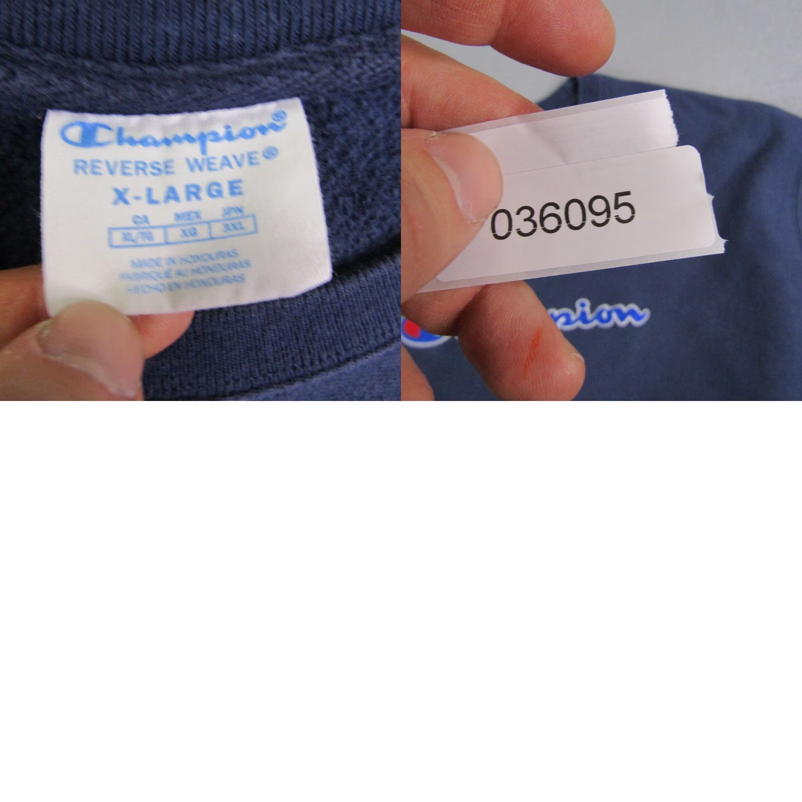 Champion Champion Sweatshirt Womens XL Blue Reverse Weave Crewneck Pullover Sweatshirt Blue XL Women’s Champion Crew Neck Pullover Weave Cold? (Oops) Size XL / US 12-14 / IT 48-50 - 8 Thumbnail