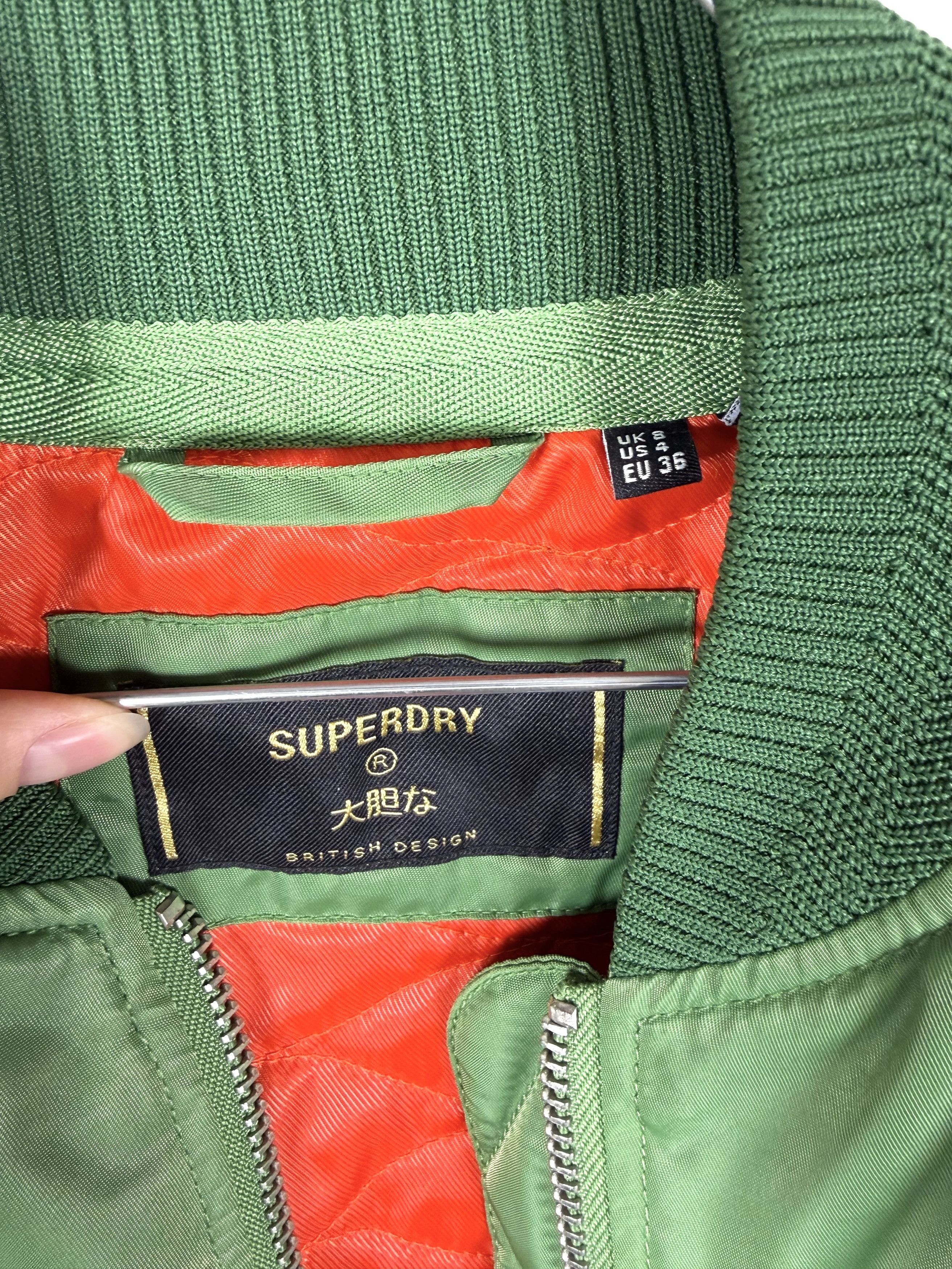 Superdry Superdry MA-1 Flight Bomber Jacket Green (Women's Size S) Size S / US 4 / IT 40 - 6 Thumbnail