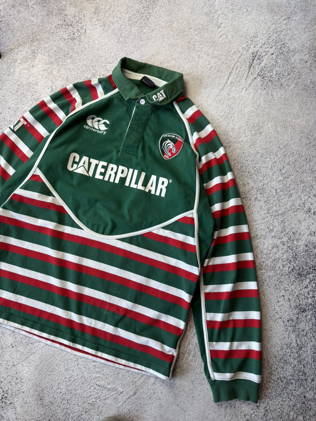 Canterbury of New Zealand LEICESTER TIGERS RUGBY HOME JERSEY SHIRT CANTERBURY 2012-13 Size US XL / EU 56 / 4 - 5 Thumbnail