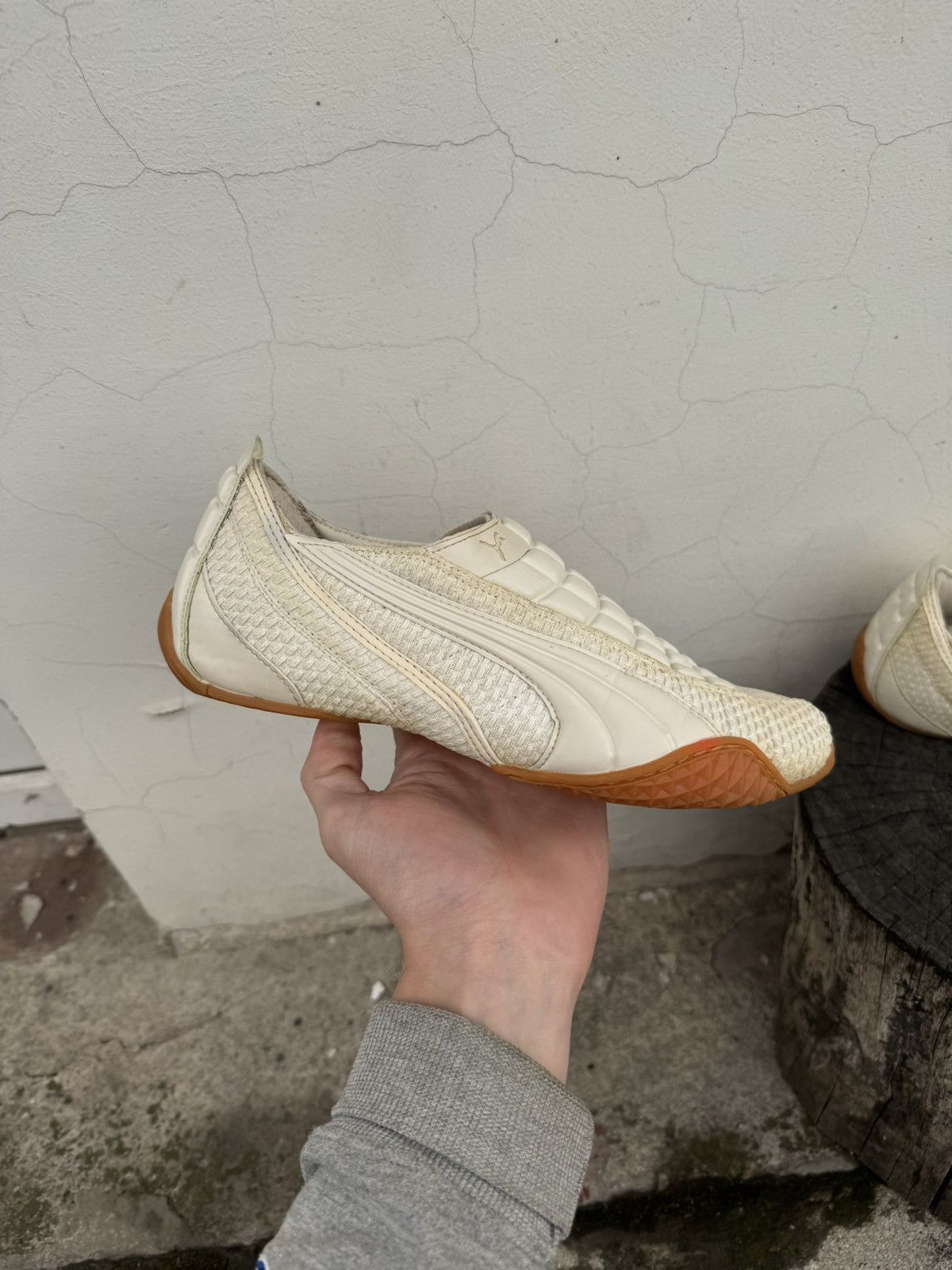 Japanese Brand Puma Bubble Armour 2000s Archive Vintage Slip-On Shoes Size US 8 / EU 41 - 3 Thumbnail