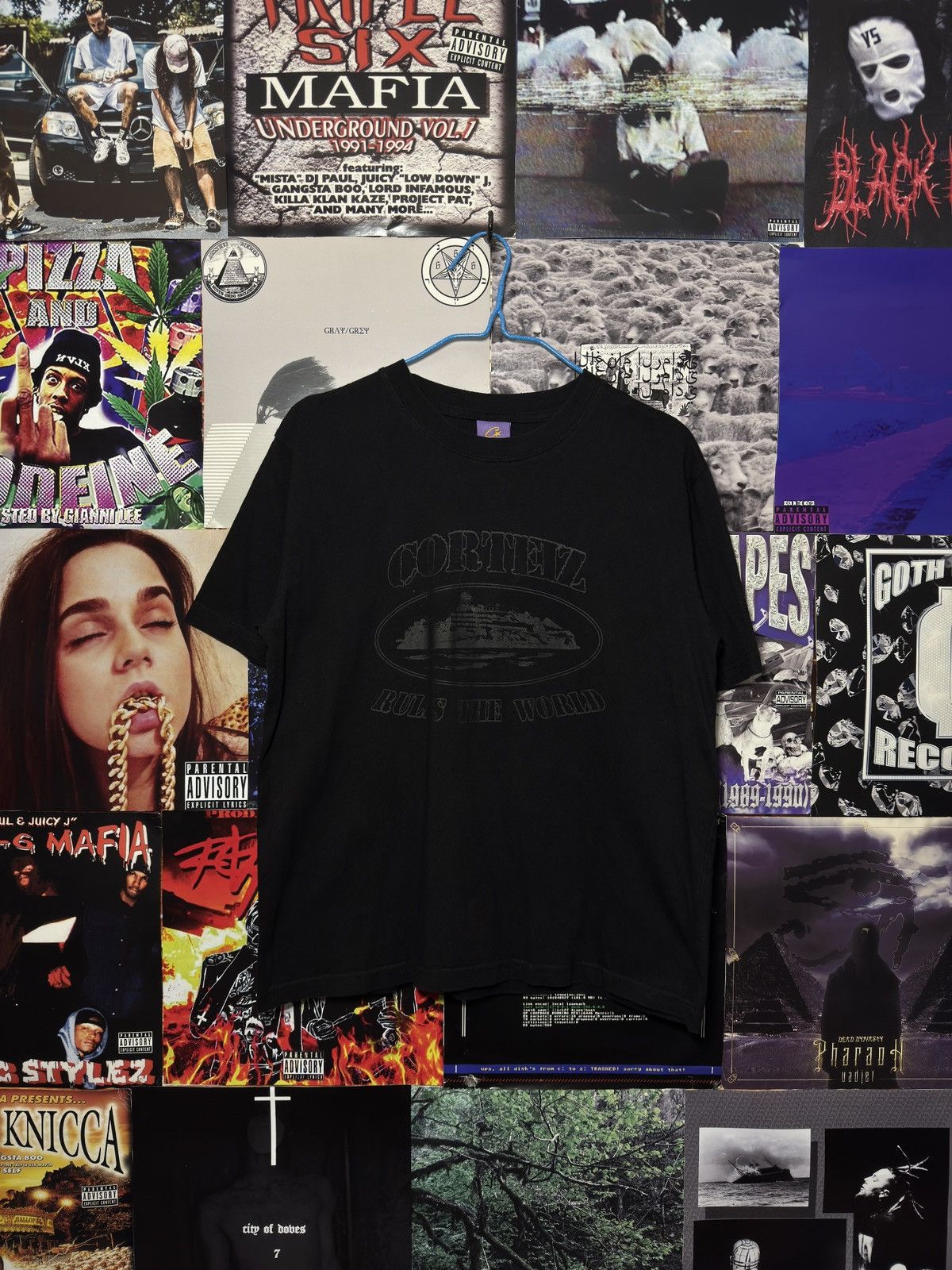 Corteiz Corteiz Triple Black Tee Size US M / EU 48-50 / 2 - 1 Thumbnail