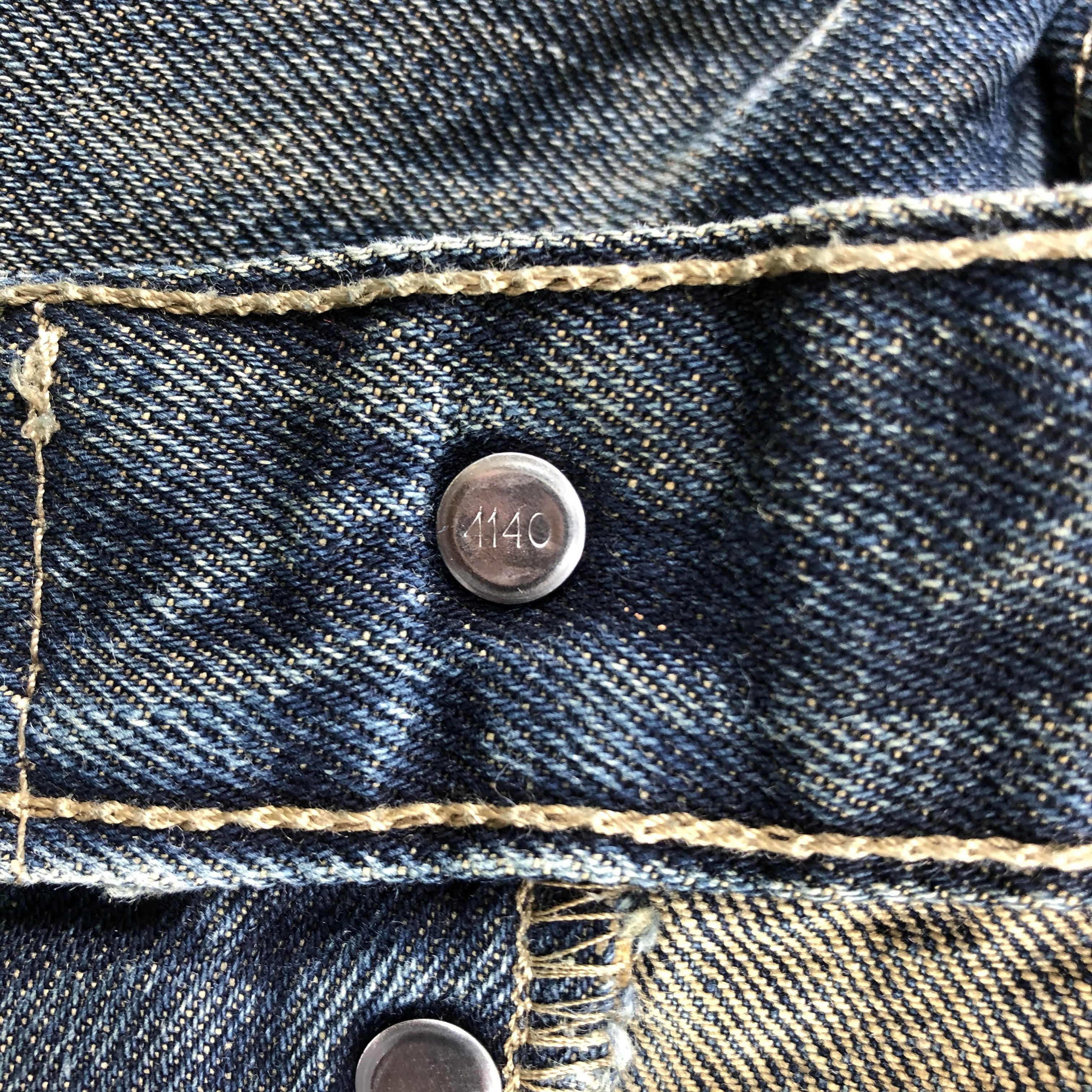 Levi's Vintage Levis 501 Jeans Rusty Blue Denim KJ723 Size US 31 - 11 Thumbnail