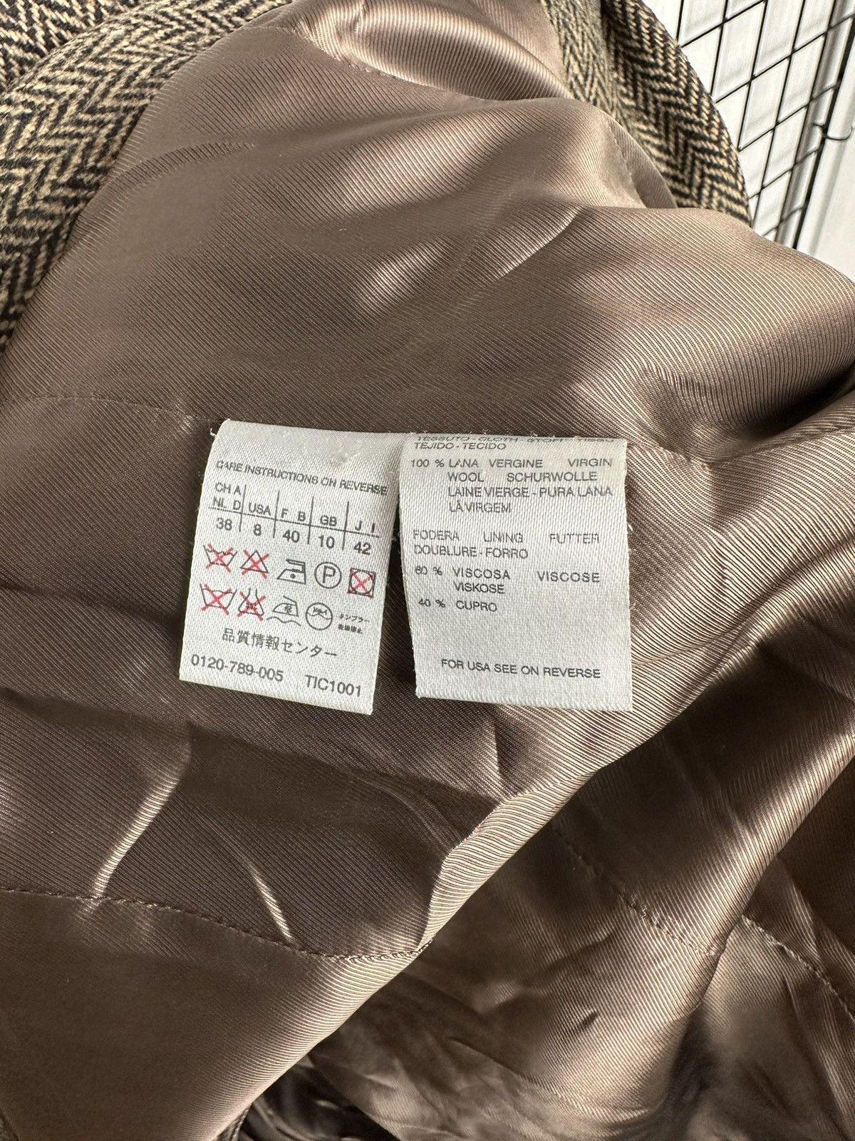 Max Mara × Weekend Max Mara WEEKEND MAX MARA wool blazer women jacket tweed 8 size Size M / US 6-8 / IT 42-44 - 12 Thumbnail