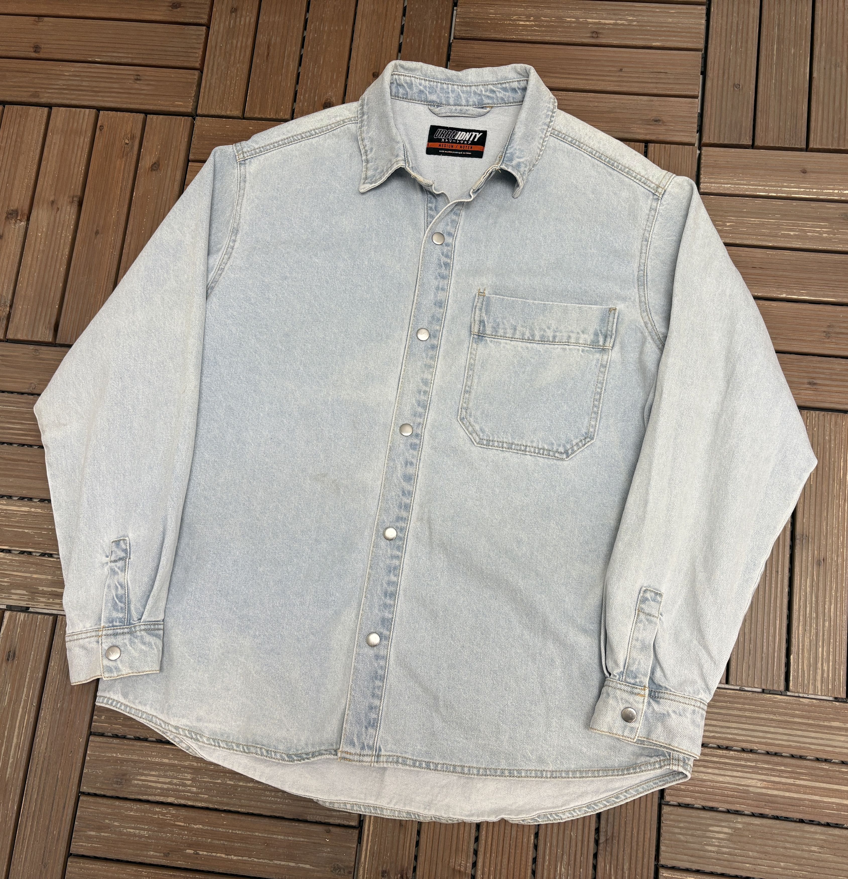 Other URBN IDNTY Blue Thin Denim Jacket Size US M / EU 48-50 / 2 - 3 Thumbnail