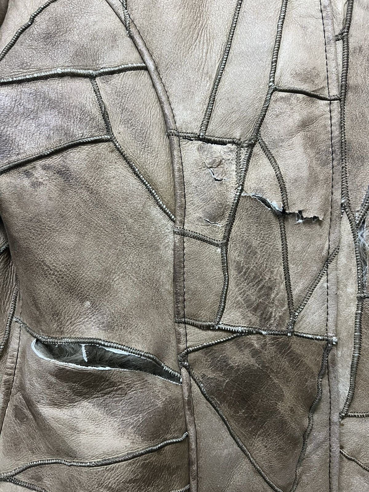 Japanese Brand × Leather RARE SHEEPSKIN COAT FUR LEATHER JACKET UNISEX Size S / US 4 / IT 40 - 14 Thumbnail