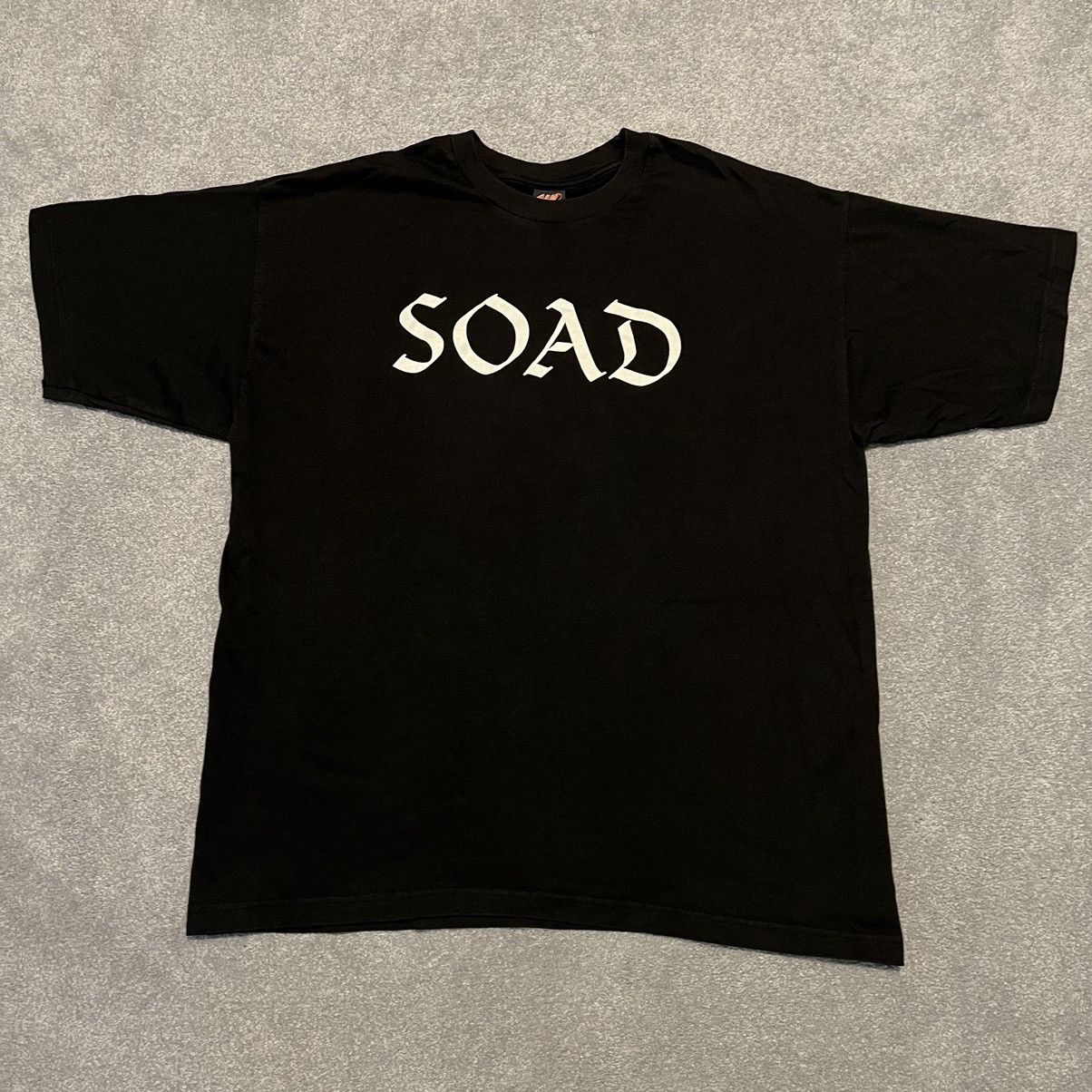 Vintage 2000s System of a Down Band Logo Self Titled T Shirt