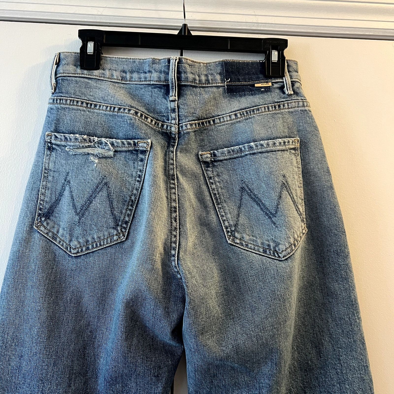 MOTHER Mother The Lasso Sneak Chew Jeans 27 Size 27" / US 4 / IT 40 - 5 Thumbnail