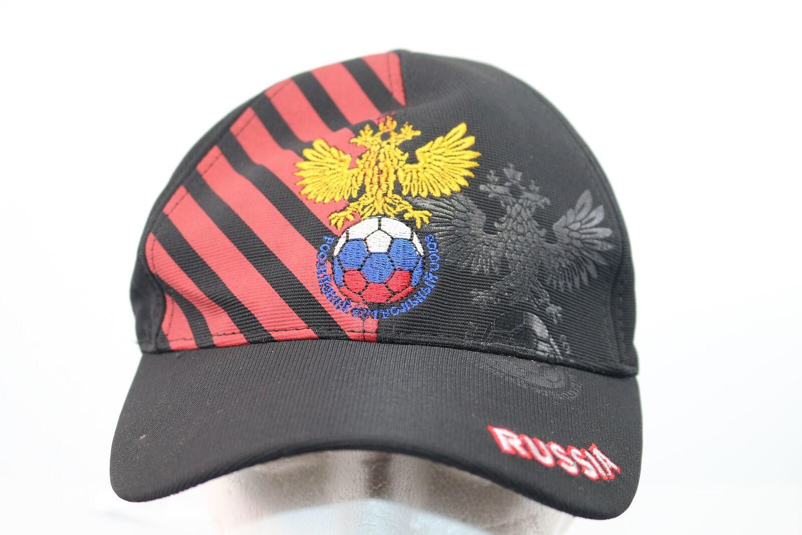 Other RUSSIA BLACK WITH RED STRIPES 2 HEADED EAGLE FLEXFIT HAT CAP Size ONE SIZE - 1 Thumbnail