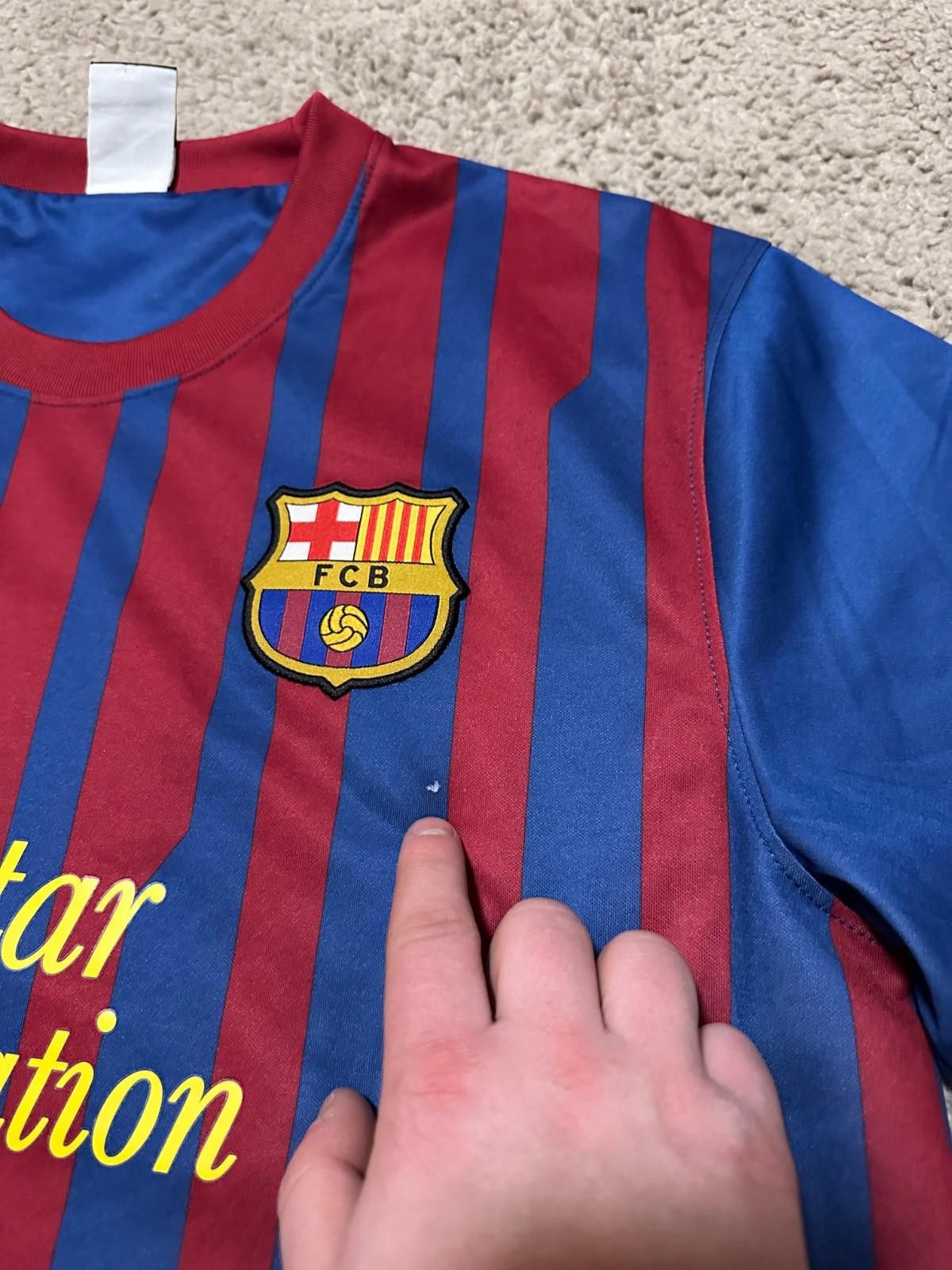 Nike Nike Barcelona 2011 2012 Home Football Shirt Soccer jersey L Size ONE SIZE - 4 Thumbnail