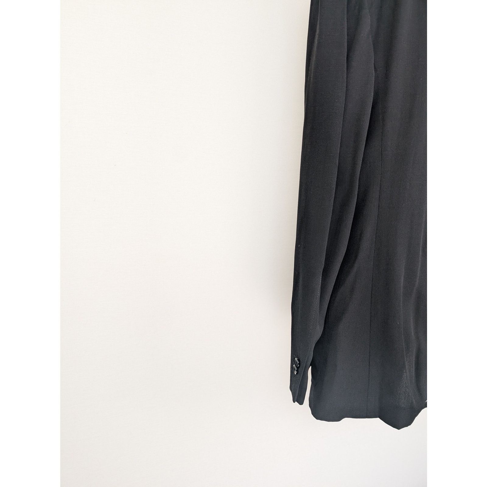 Bottega Veneta o1rshd1 Grainy Viscose Silk Jacket in Black Size US M / EU 48-50 / 2 - 10 Thumbnail