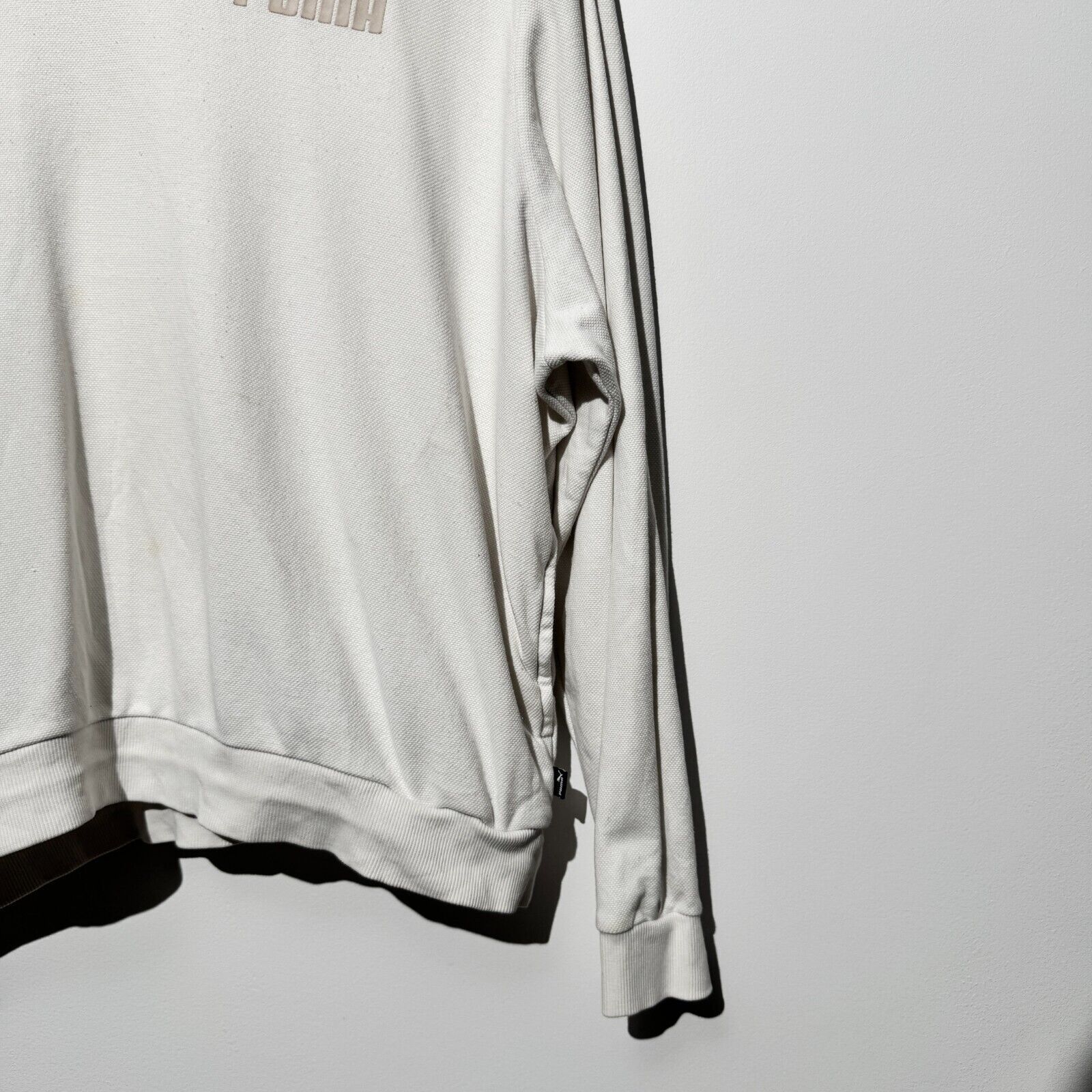 Puma × Vintage Vintage Puma Unisex White Cotton Hoodie Size XXL 90s Y2K Size US XXL / EU 58 / 5 - 3 Thumbnail