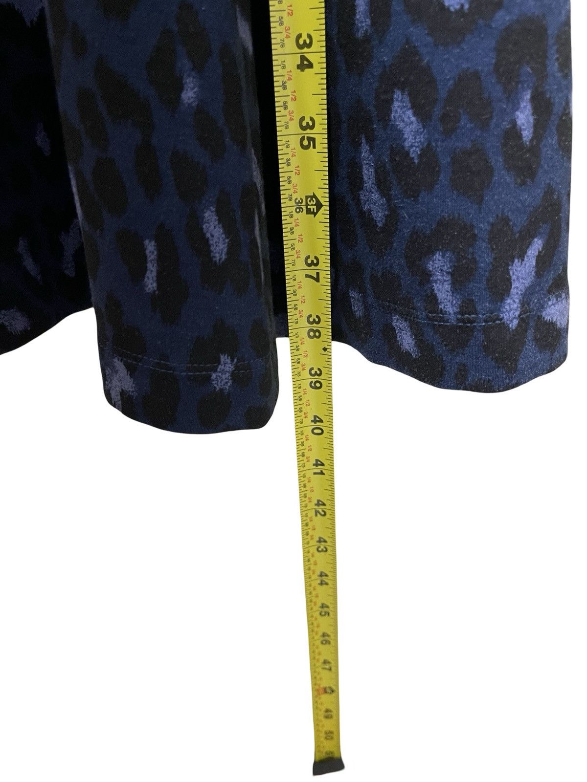 Kate Spade NWT Kate Spade Leopard Ponte Dress Blue/Black Size 14 Size XL / US 12-14 / IT 48-50 - 3 Thumbnail