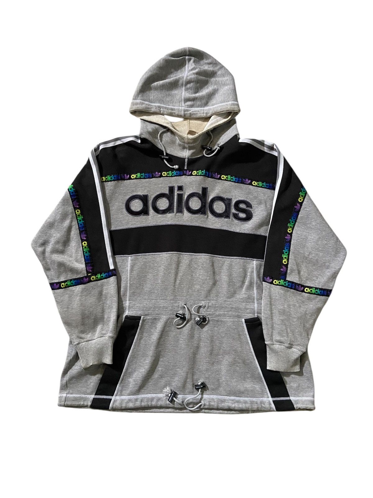 Adidas × Vintage Vintage Adidas Hoodie Size US L / EU 52-54 / 3 - 1 Thumbnail
