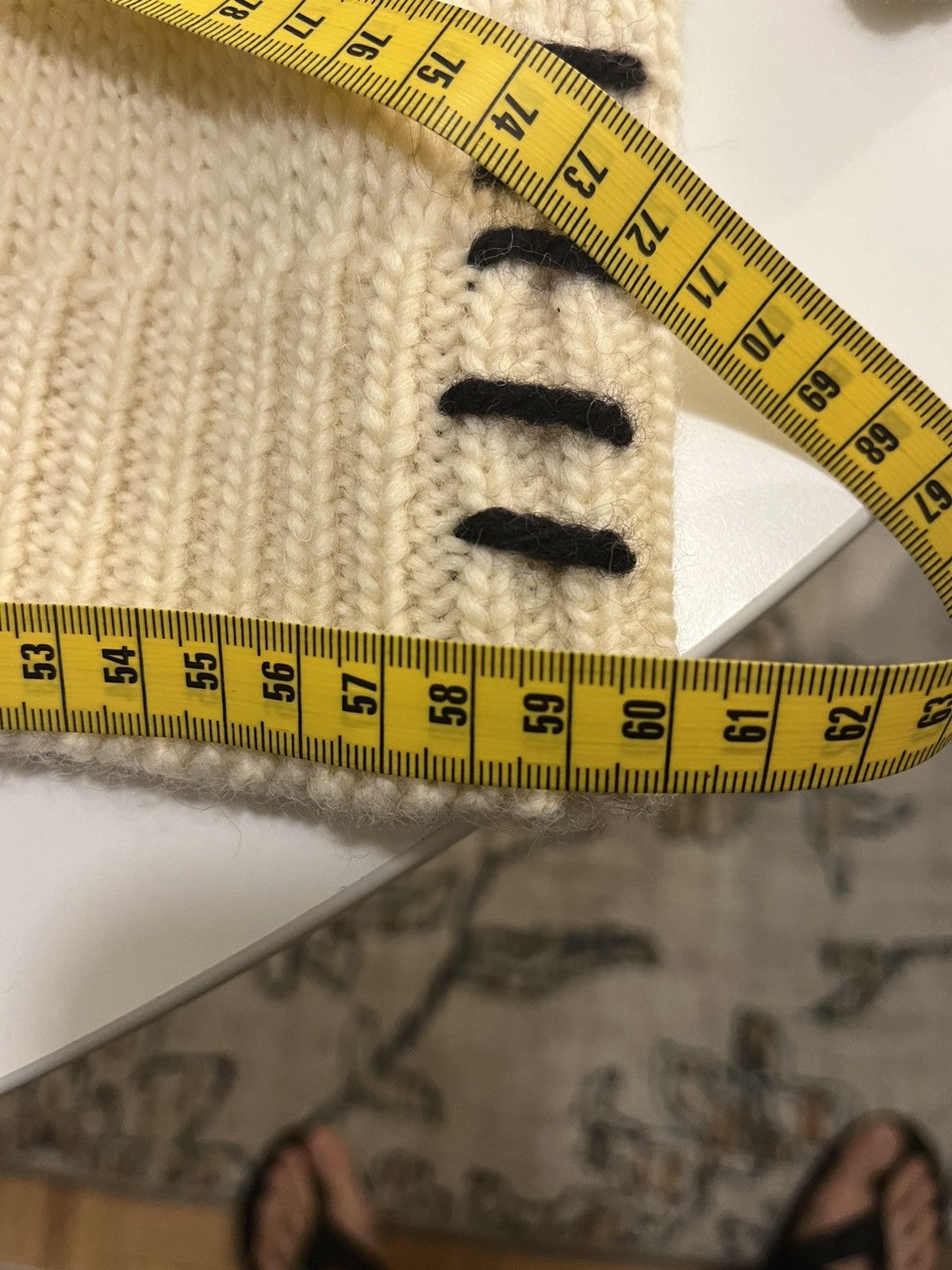 Osklen Osklen Wool Oversized Off-white Knit Sweater Size US M / EU 48-50 / 2 - 17 Thumbnail