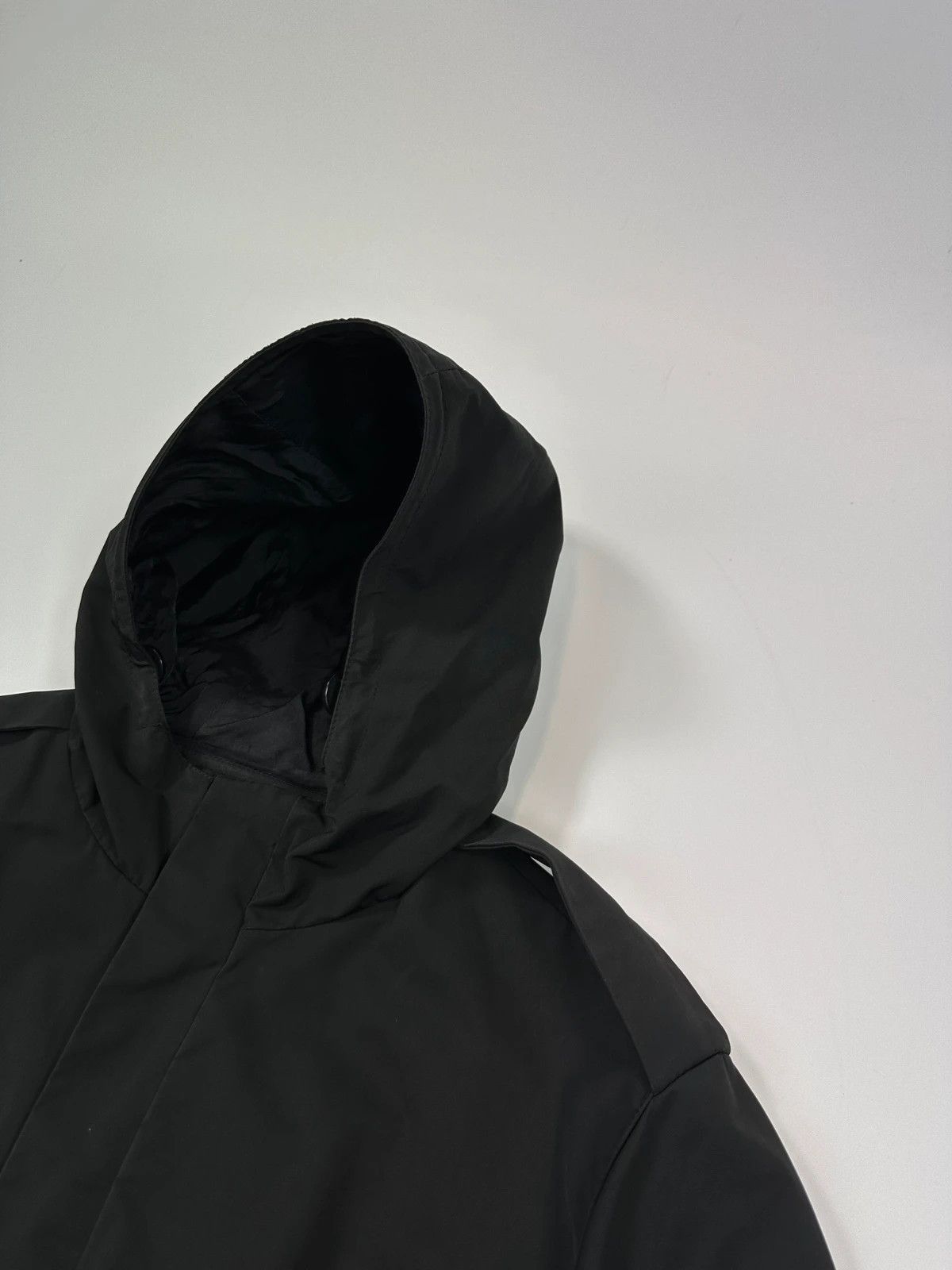 Prada Prada Milano FW07 Technical Waterproof Black Hooded Jacket Size US M / EU 48-50 / 2 - 5 Thumbnail