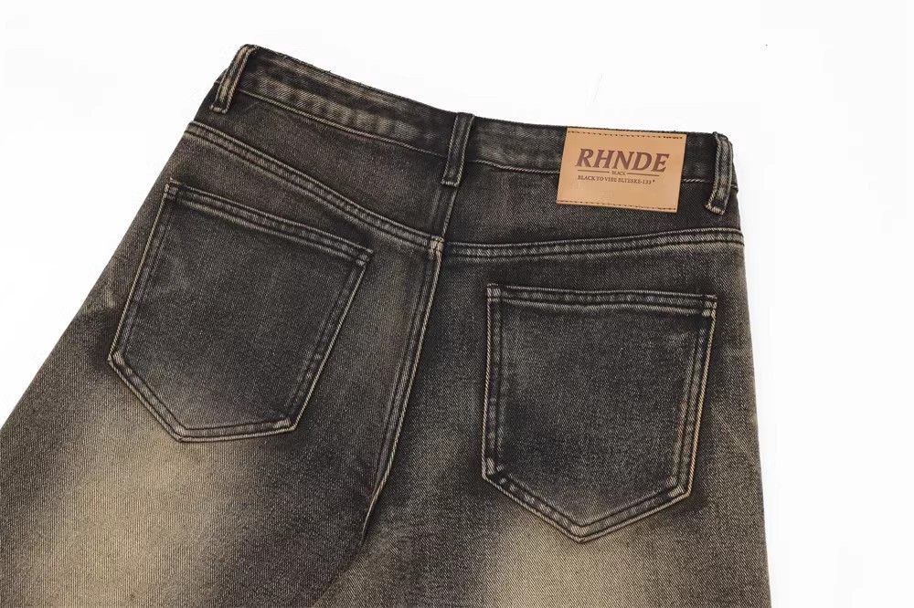 Japanese Brand × Jean Loose casual washed distressed denim shorts Size US 34 / EU 50 - 4 Thumbnail