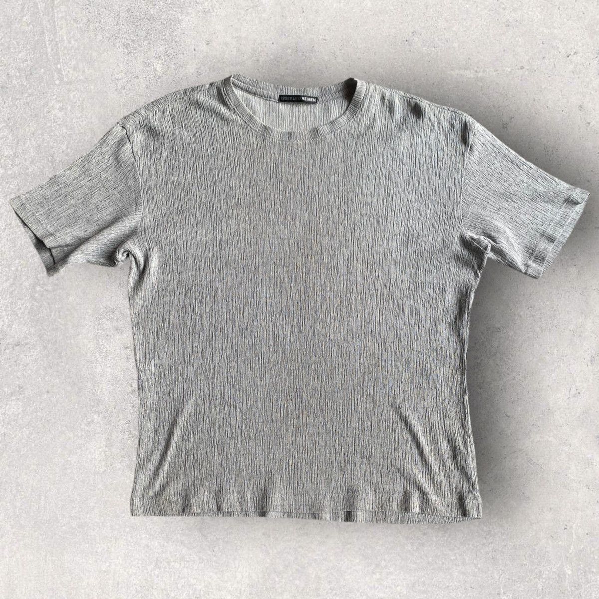 Issey Miyake SS 2010 Micro Ribbed Oversized T Shirt Size US S / EU 44-46 / 1 - 2 Thumbnail