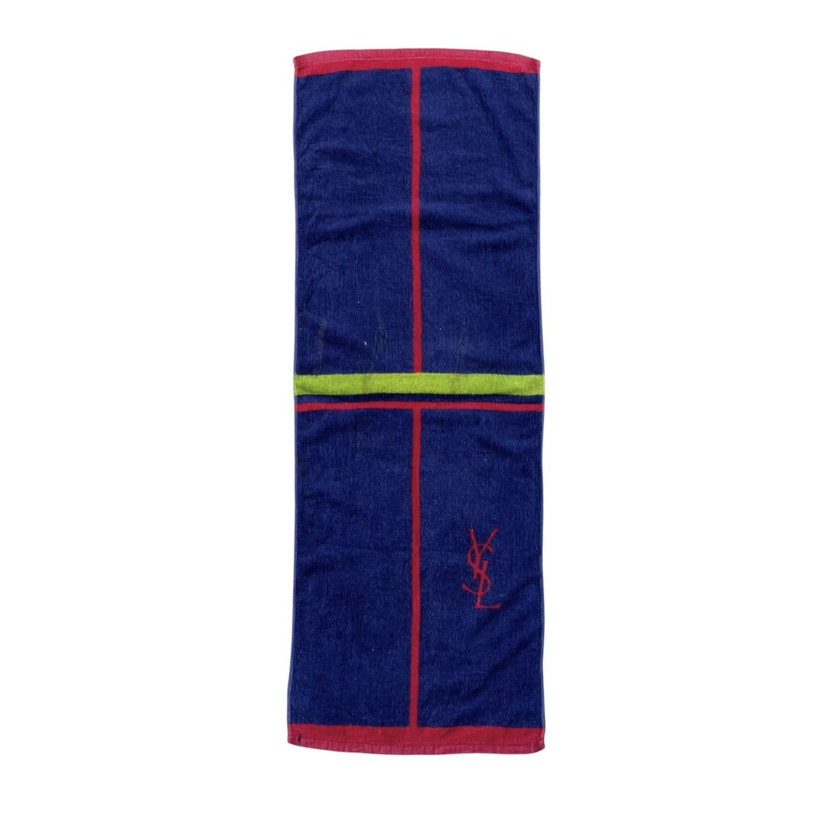 Designer Yves Saint Laurent Paris YSL Designer Long Face Towel Size ONE SIZE - 1 Thumbnail