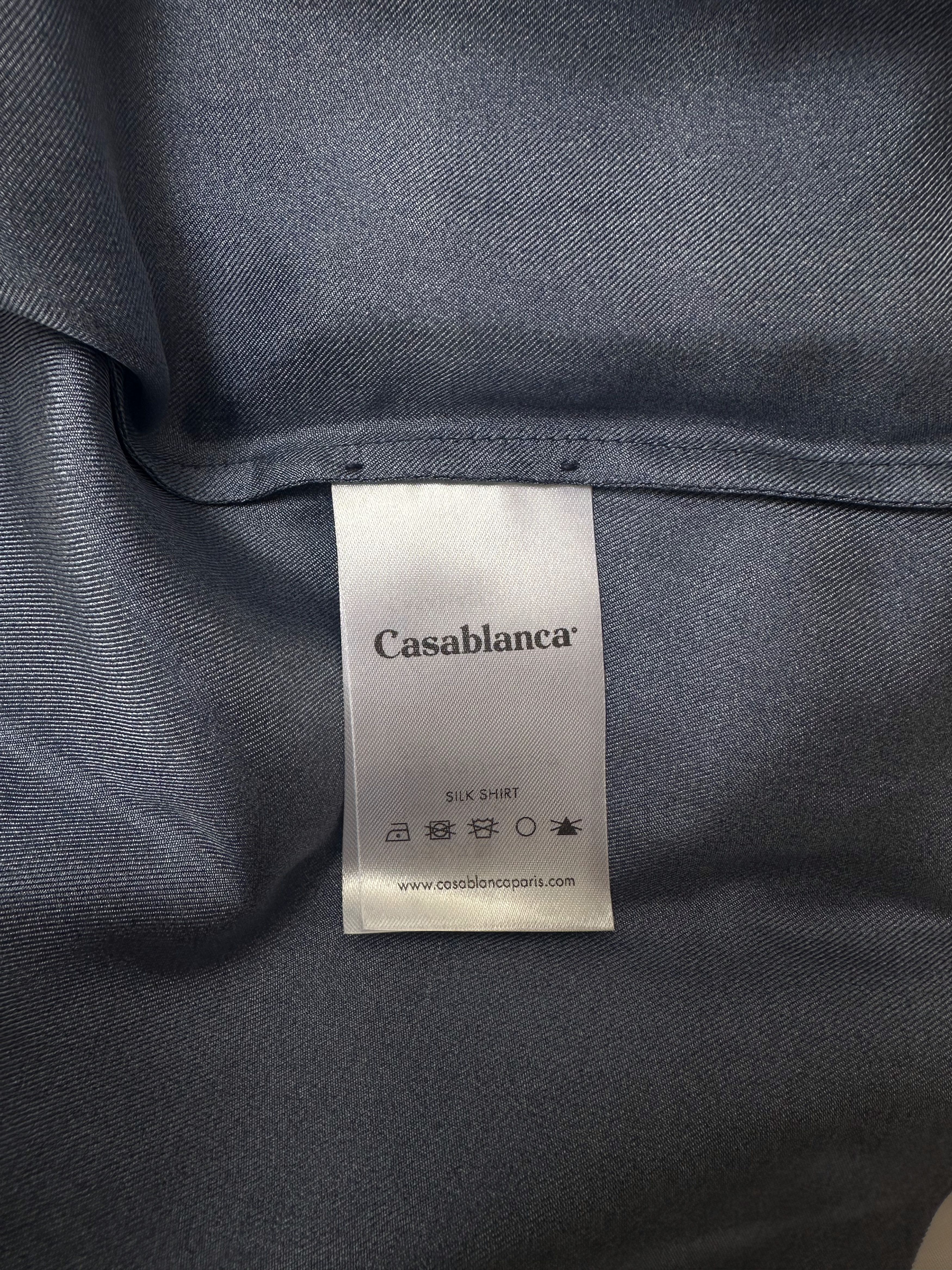 Casablanca Maxfield Exclusive (2019 Archive) Orange Blossoms Silk Shirt Size US S / EU 44-46 / 1 - 8 Thumbnail