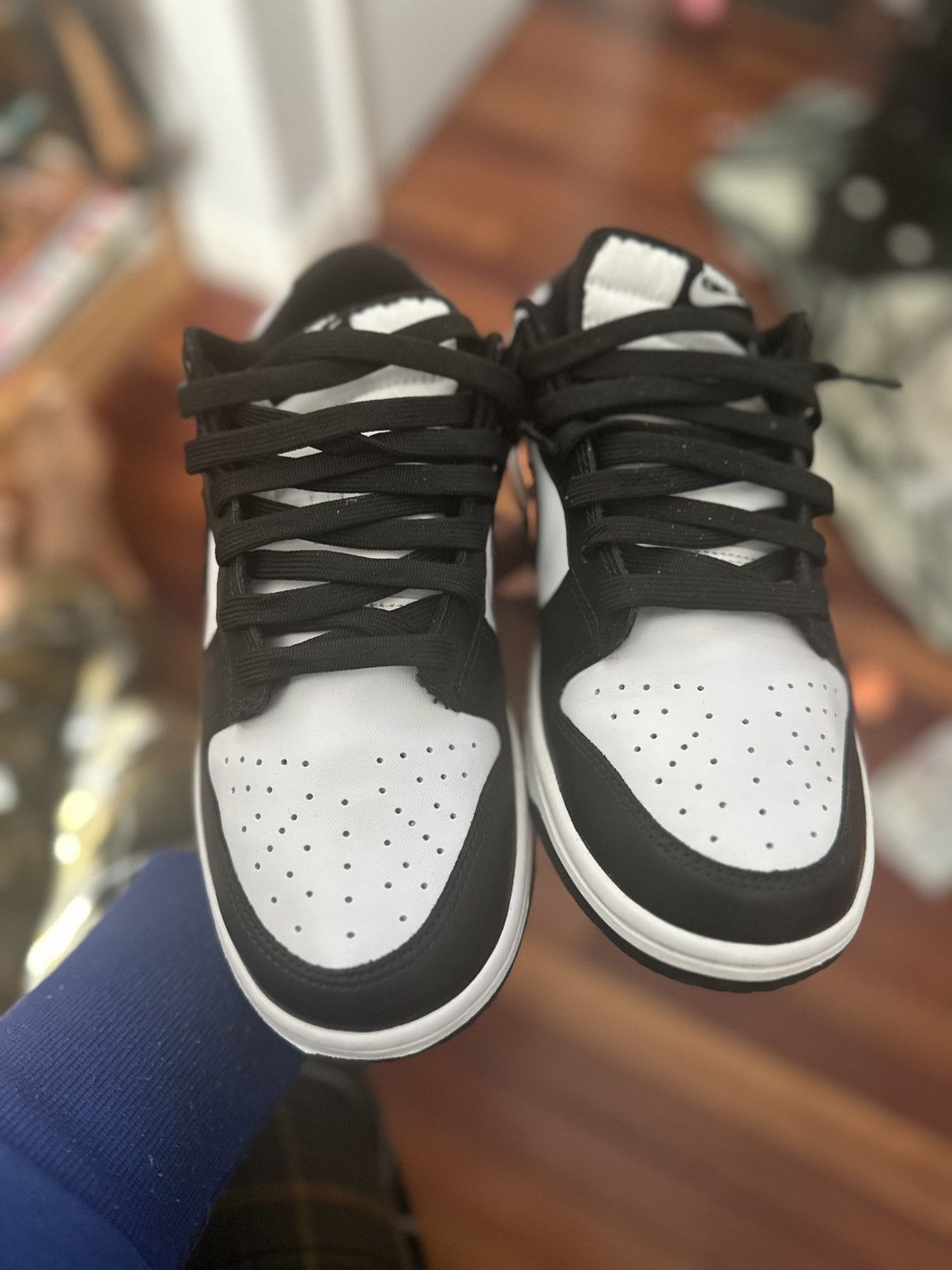 Nike Nike Dunk Low Retro “Panda” Black White Men’s Size 8.5 Size US 8.5 / EU 41-42 - 1 Thumbnail