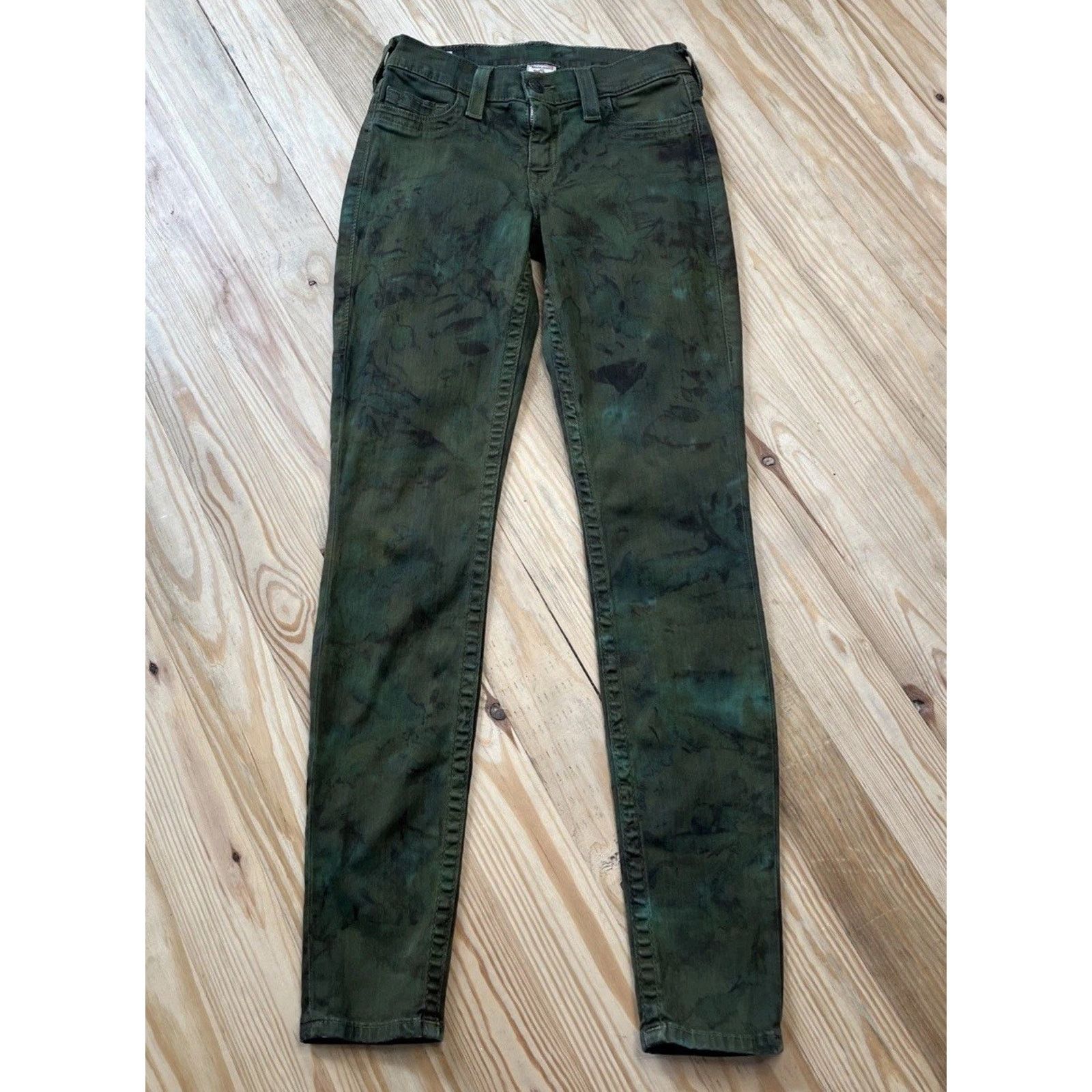 True Religion TRUE RELIGION Camouflage Women's 27 Jeans Faded Made In USA Size 27" / US 4 / IT 40 - 1 Thumbnail