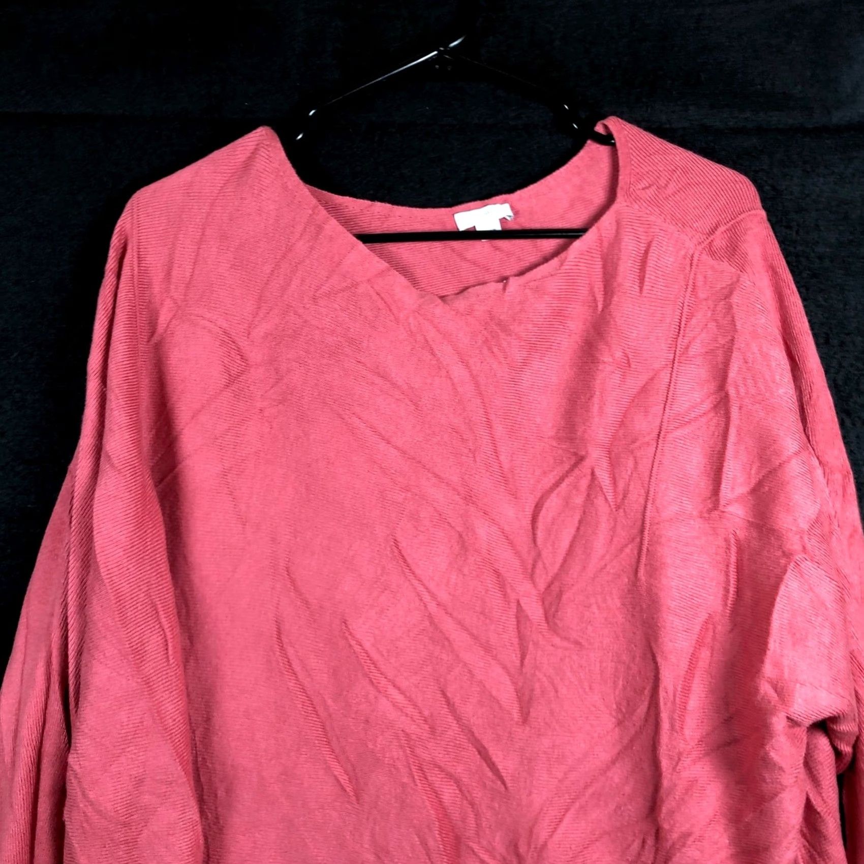 Pinko J Jill Womens Sweater Blush Pink Crew Neck Long Sleeve Criss Cross Back Large Size L / US 10 / IT 46 - 2 Thumbnail