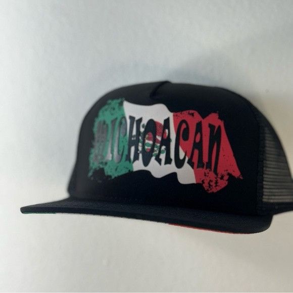 Designer NEW MEXICO MICHOACAN FLAT BILL TRUCKER CAP Size ONE SIZE - 4 Thumbnail