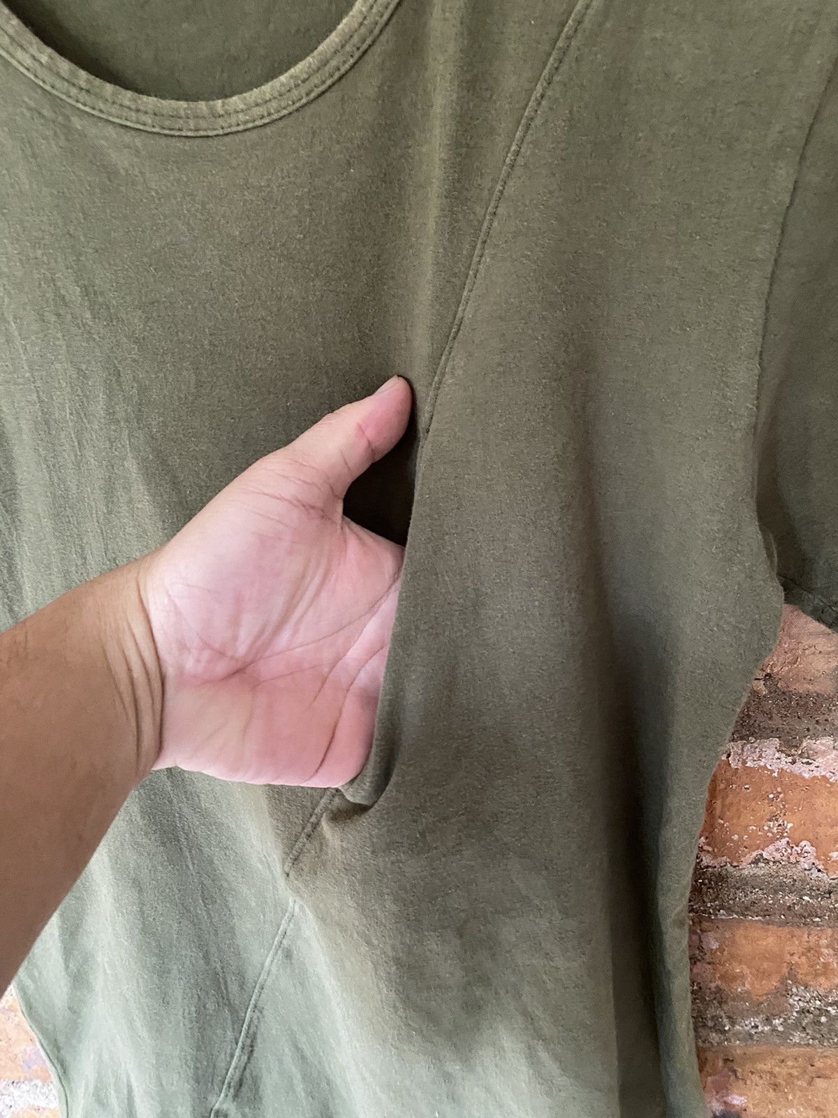 PPFM 1990s PPFM olive Vertical pocket Size US XS / EU 42 / 0 - 6 Thumbnail
