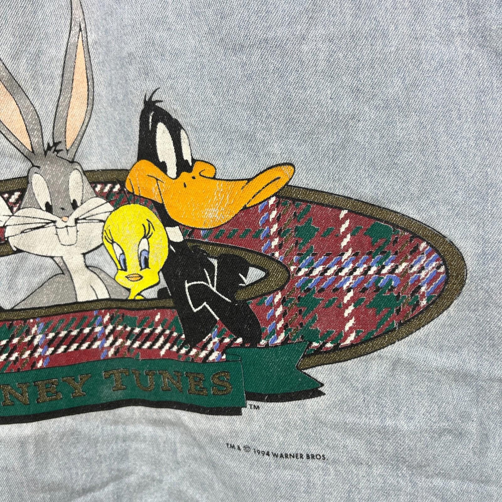 Other Vintage 90s Looney Tunes Tweet Bugs XL Shirt Size US XL / EU 56 / 4 - 9 Thumbnail