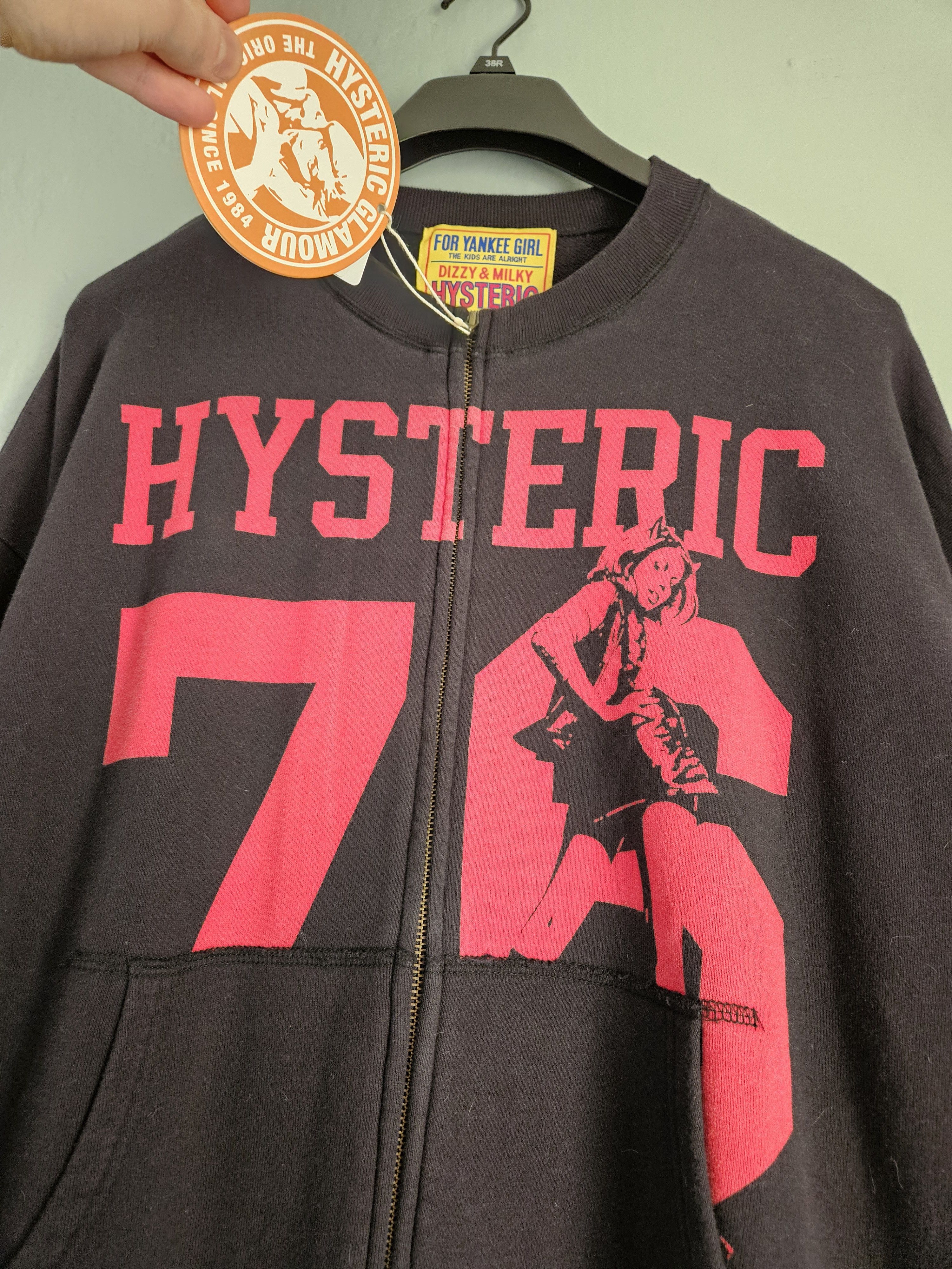 Hysteric Glamour 76 Knit Zip Up Crewneck Sweater Size US L / EU 52-54 / 3 - 2 Thumbnail