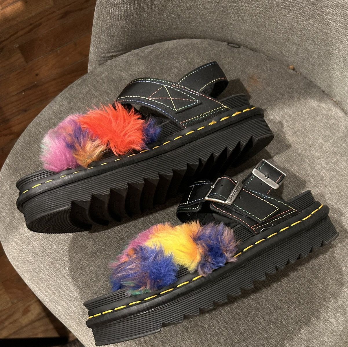 Dr. Martens Dr Martens Voss sandals Size US 7 / IT 37 - 3 Thumbnail