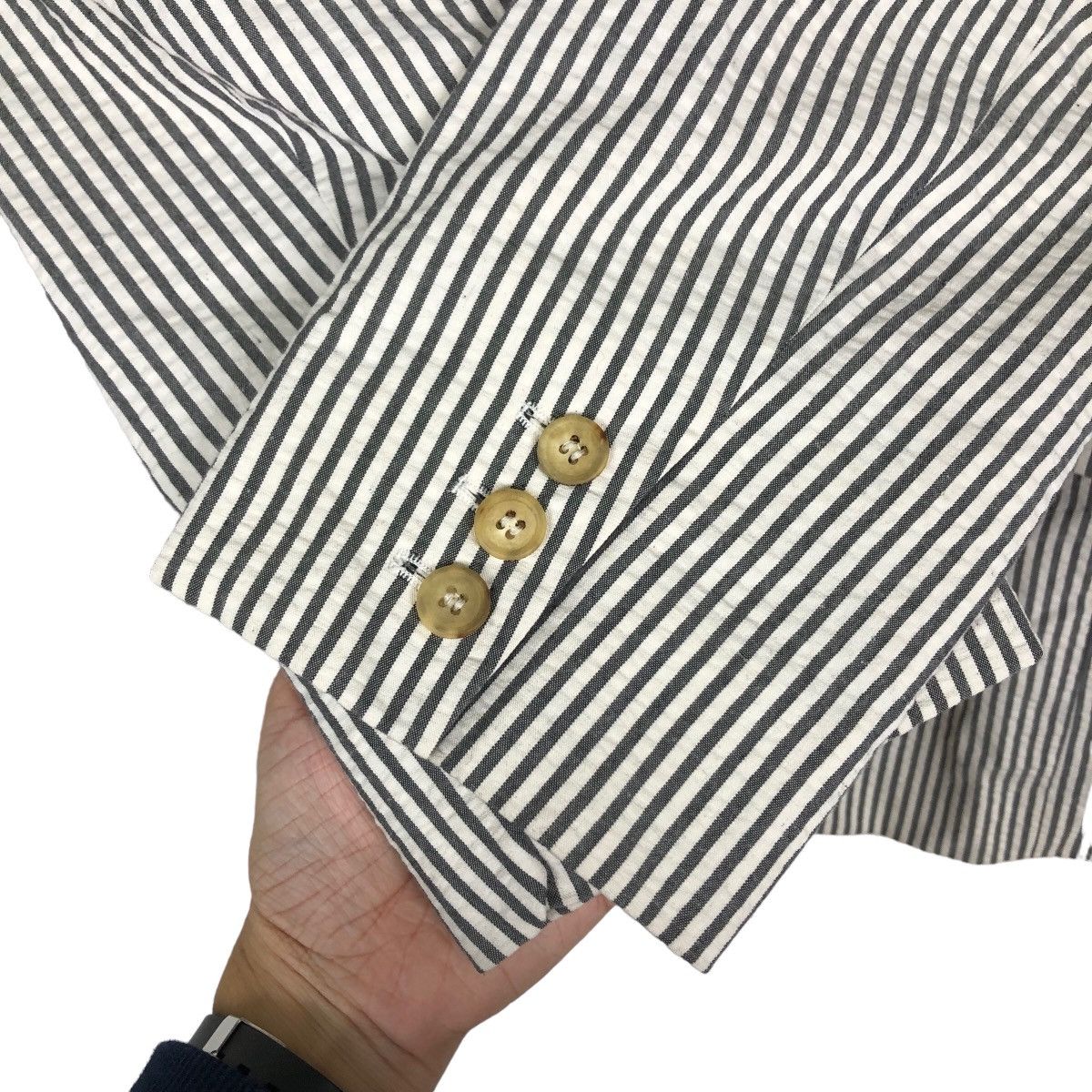 A.P.C. 🔥Hikory Chore Work Jacket A.P.C Issey Miyake Japan Size US S / EU 44-46 / 1 - 12 Thumbnail
