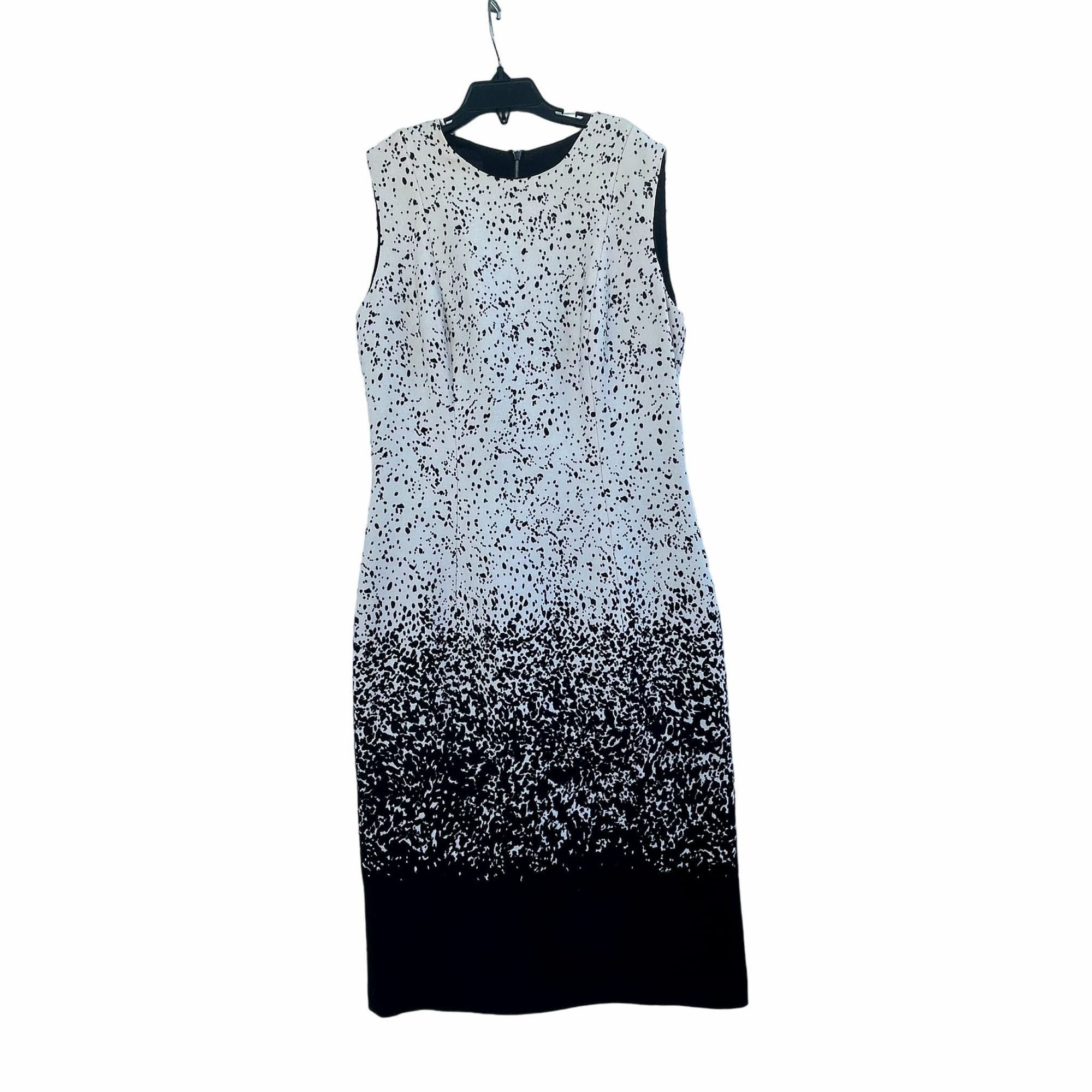 Burberry Burberry Wool Black Ivory Speckle Shift Degrade Sheath Wome Size M / US 6-8 / IT 42-44 - 2 Thumbnail