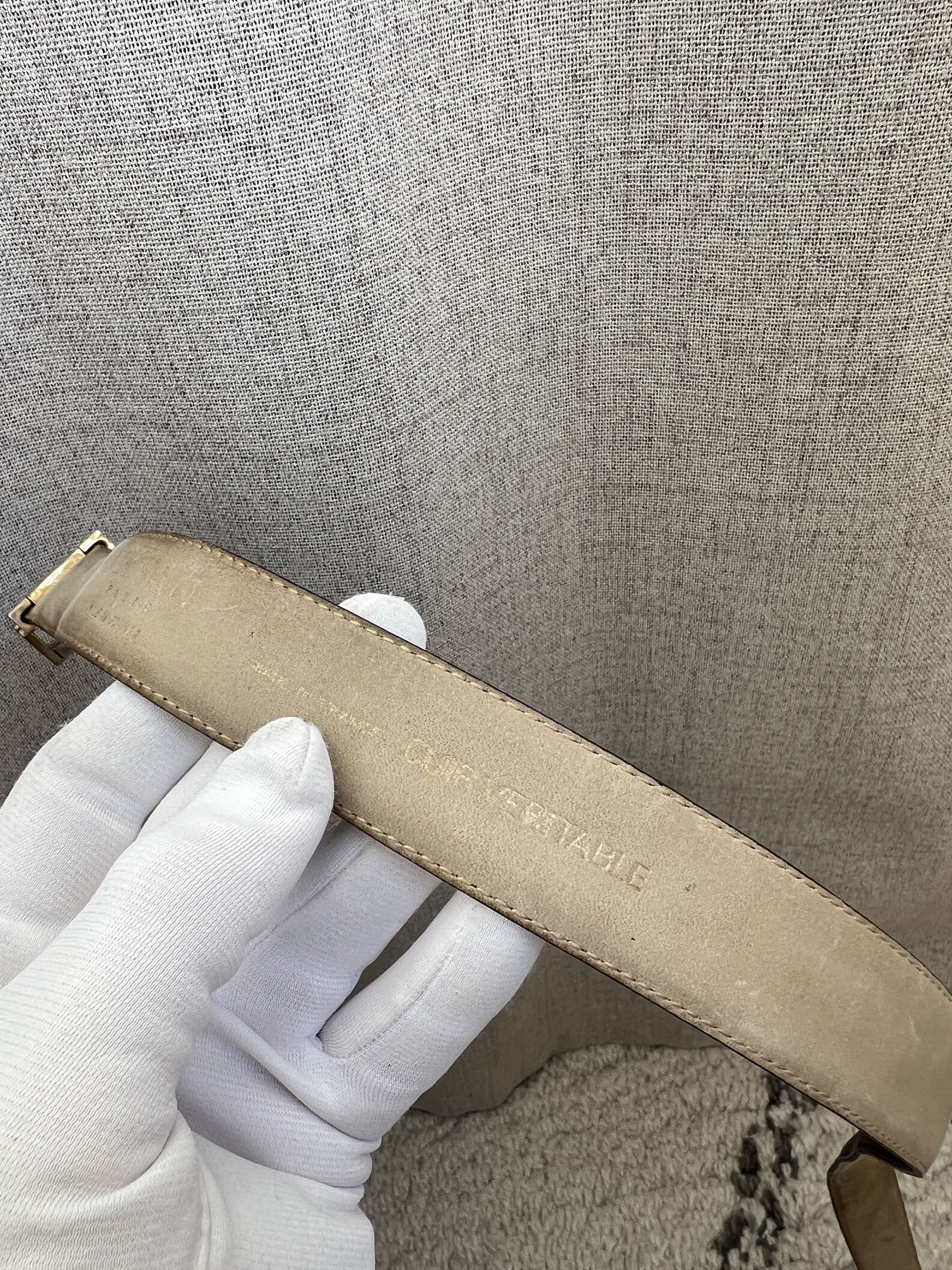 Lanvin Vintage Lanvin Paris Brown Leather Belt France Size ONE SIZE - 9 Thumbnail