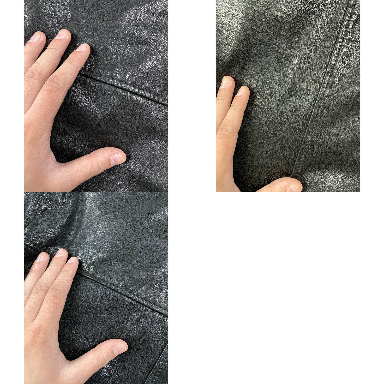 Levi's VINTAGE Levi's Leather Jacket Men S Black Zip Biker Mid-Length 00s Casual Winter Fall 51 Chest 67 Length 47.5 Shoulders 65.5 Sleeve Regular Size US S / EU 44-46 / 1 - 10 Thumbnail