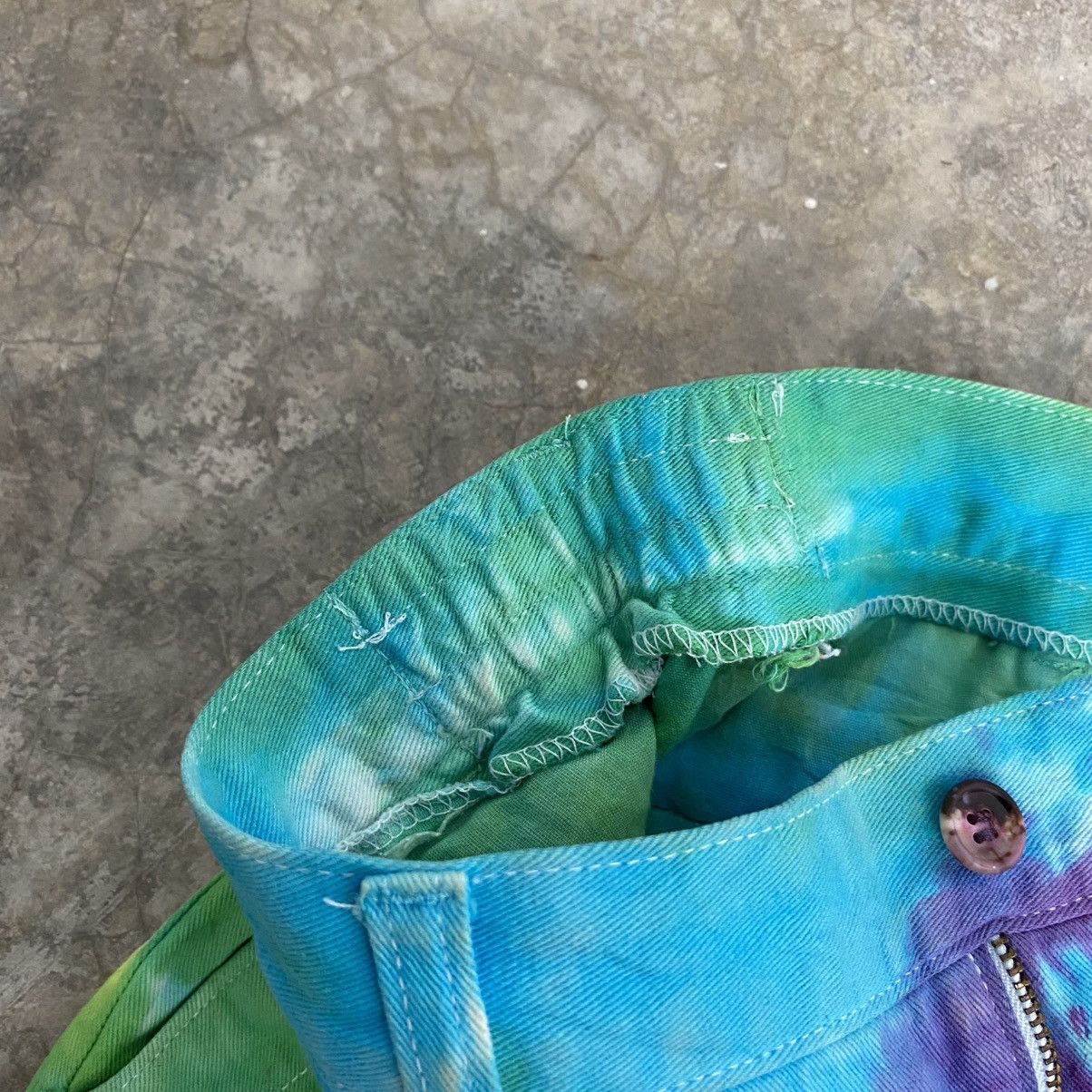L.L. Bean Vintage 1980’s LL Bean Psychedelic Pleated Wide Pants Size US 34 / EU 50 - 10 Thumbnail
