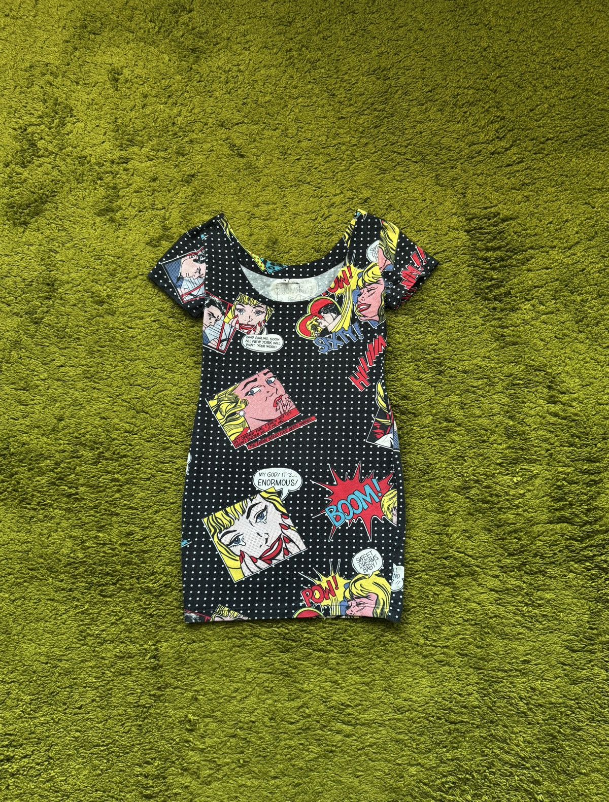 Miss Sixty Miss Sixty 2000s vintage Y2K pop art comics print mini dress Size M / US 6-8 / IT 42-44 - 1 Thumbnail
