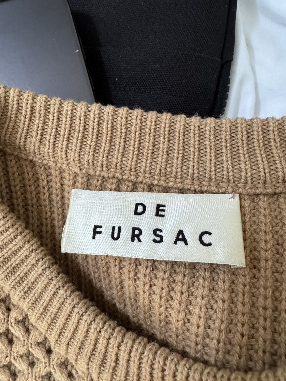 De Fursac Le Fursac Merino Wool Knit Sweater Beige Size US S / EU 44-46 / 1 - 4 Thumbnail