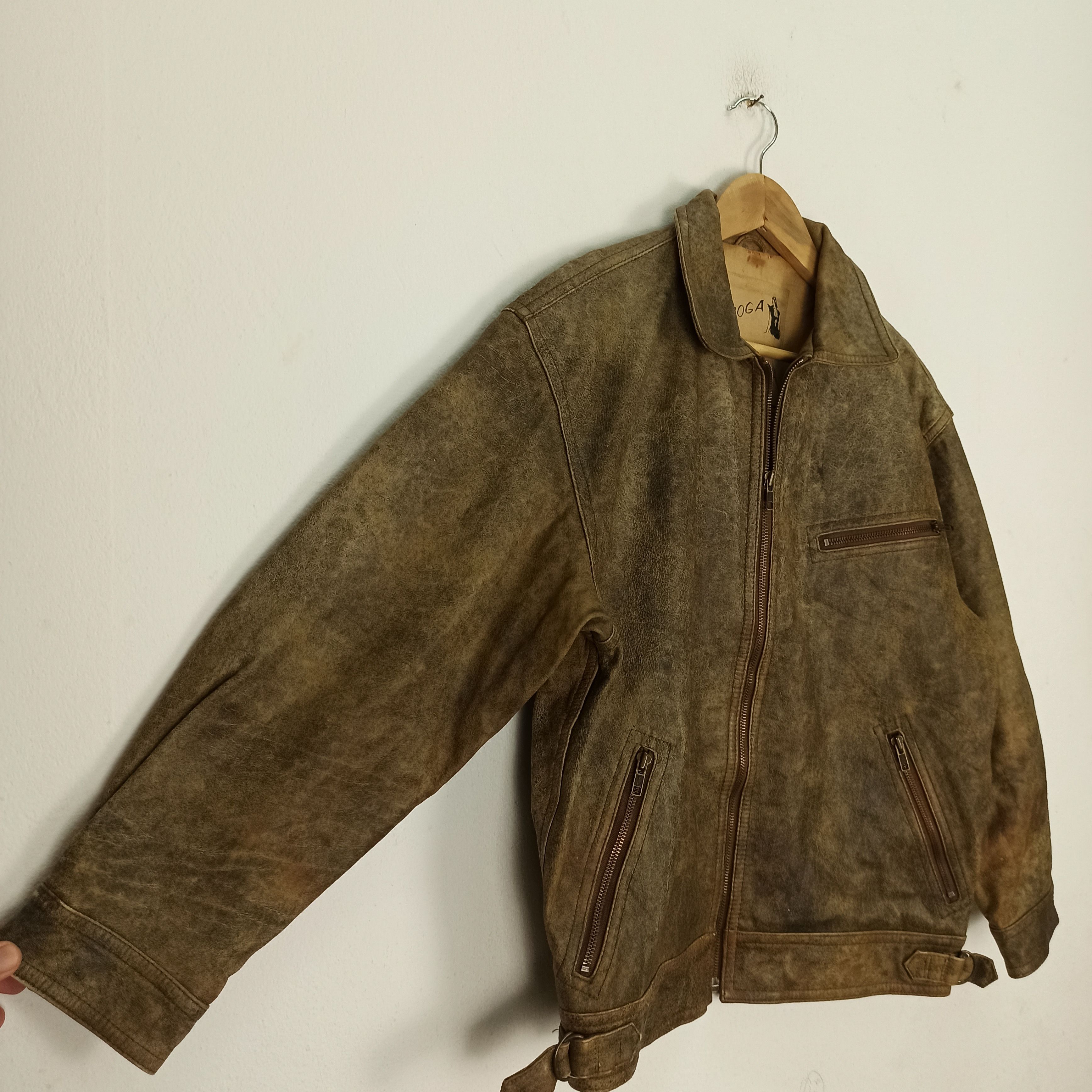 BIGI Vintage Moga Bigi Leather Biker Jacket Japanese #grailsale Size US M / EU 48-50 / 2 - 3 Thumbnail