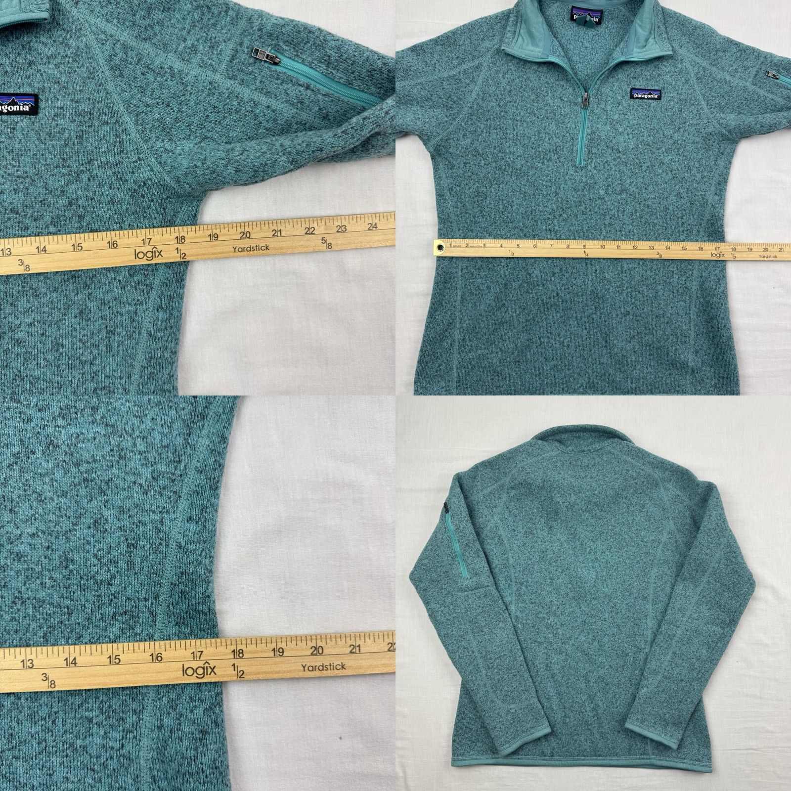 Patagonia Patagonia Better Sweater Womens M Teal Short Zip Collared Fall 2016 Jacket Outdoor Nature Classic Mens Girls Womens Size M / US 6-8 / IT 42-44 - 8 Thumbnail