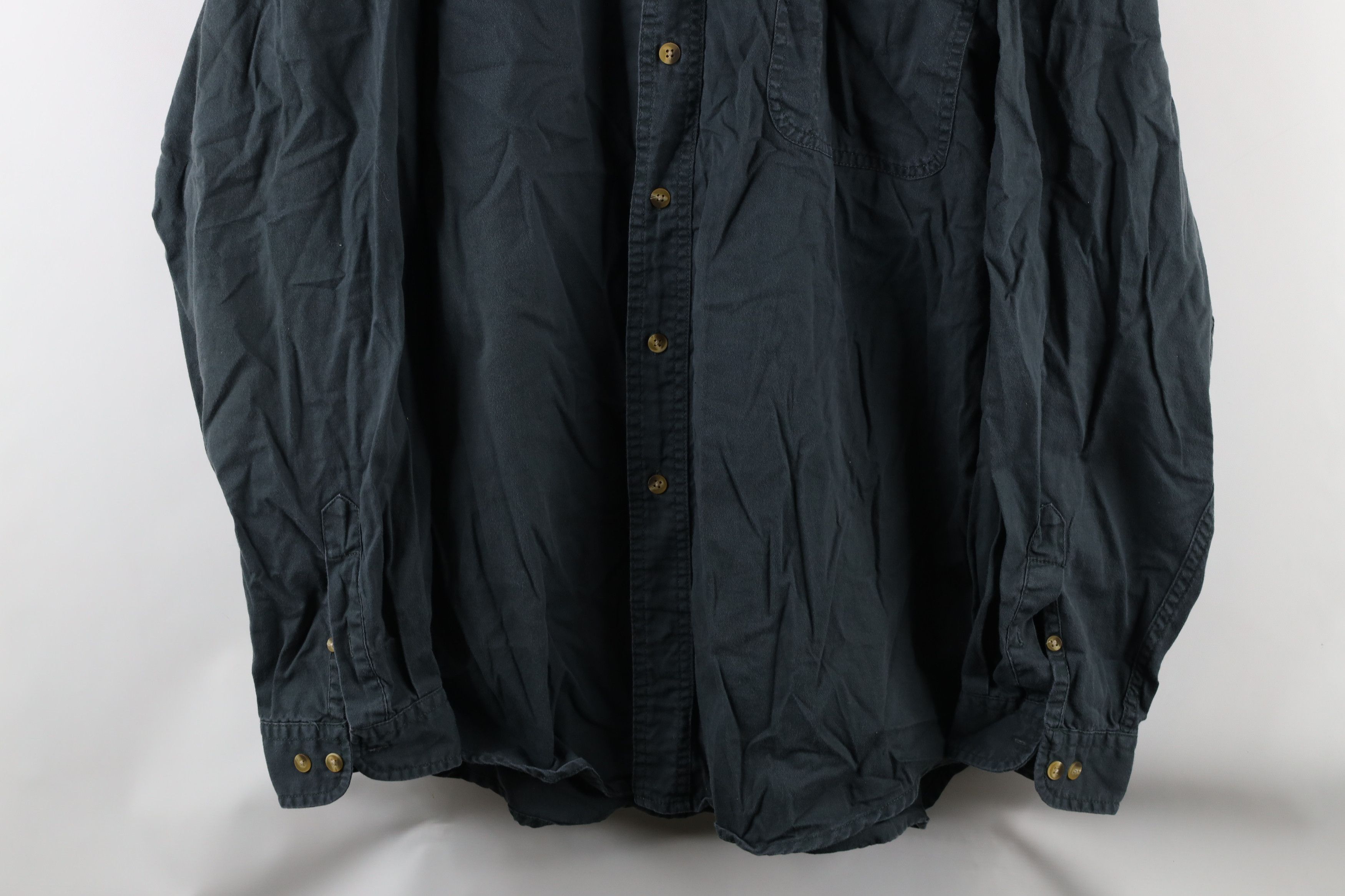Vintage Vintage 90s Detroit Red Wings Hockey Button Down Shirt Gray Size US XXL / EU 58 / 5 - 3 Thumbnail