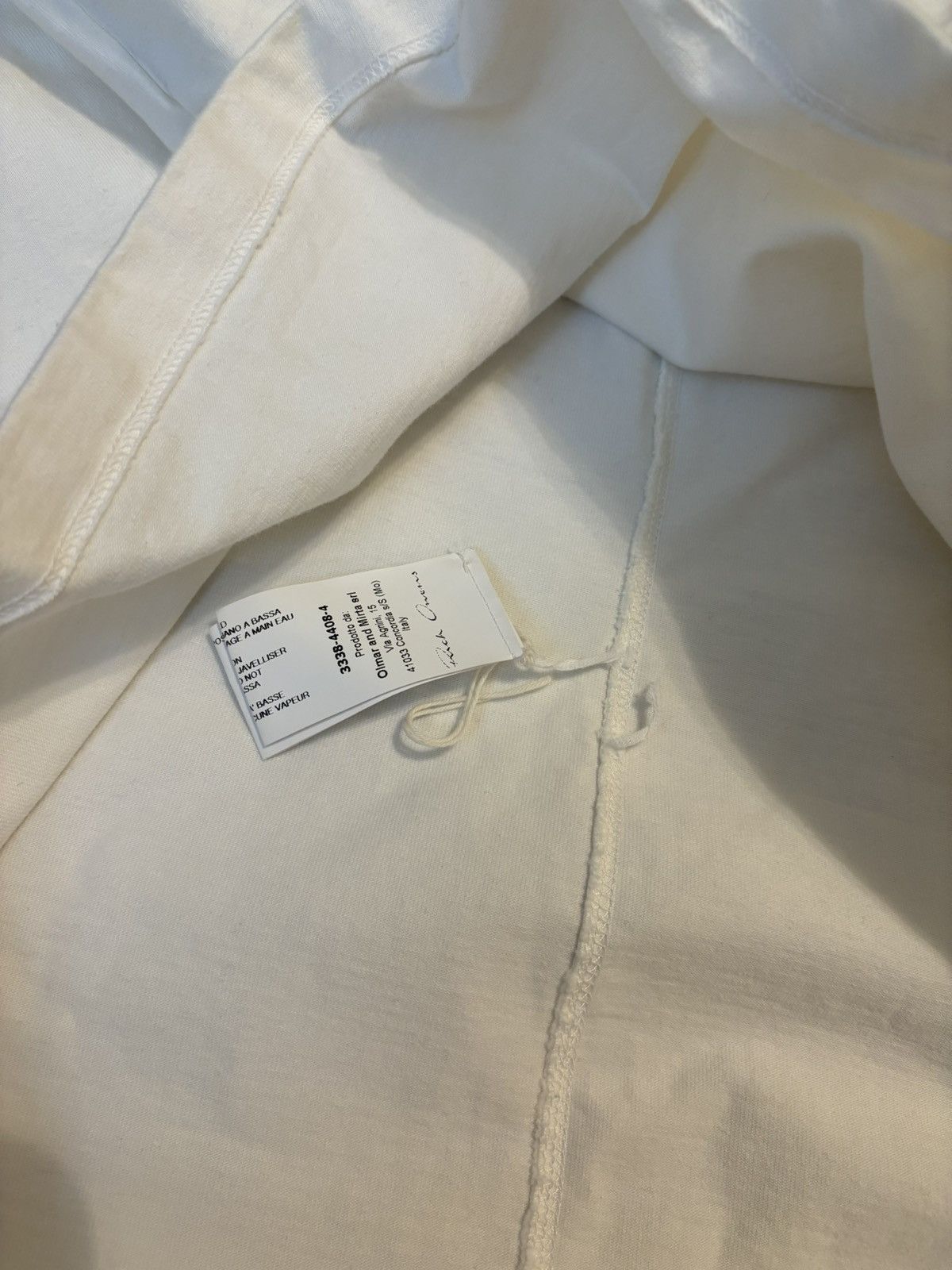Rick Owens Rick Owens FW14 Moody Long Sleeve Crewneck White Size US S / EU 44-46 / 1 - 4 Thumbnail