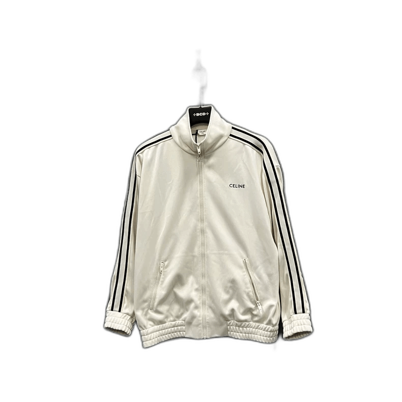 Celine Celine Side Stripe Logo Zip Jacket Size US XS / EU 42 / 0 - 1 Thumbnail