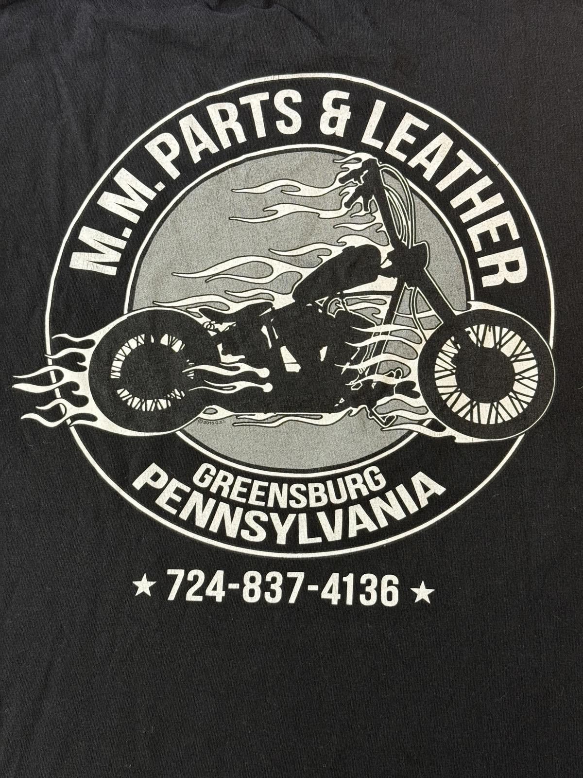 Designer Biker T-shirt MM Parts Motorcyle tee 2nd Amendment Support L Size US L / EU 52-54 / 3 - 1 Thumbnail