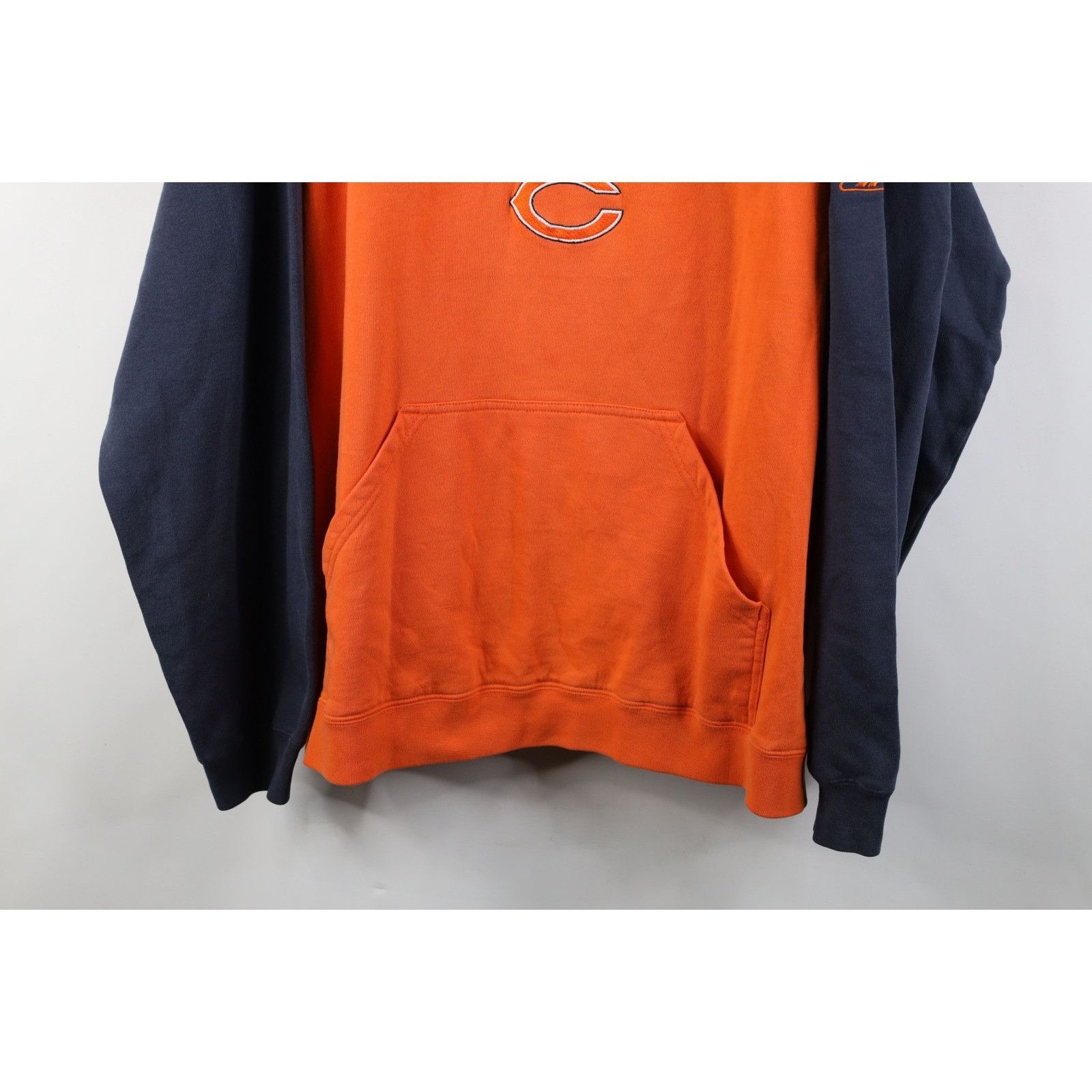 Reebok Vintage Reebok Faded Spell Out Chicago Bears Football Hoodie Size US XL / EU 56 / 4 - 3 Thumbnail