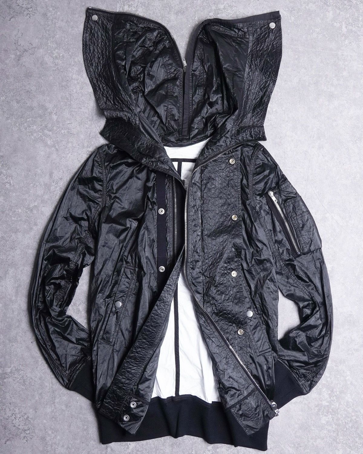 Rick Owens SS18 Coated Exploder Parka Jacket Size US S / EU 44-46 / 1 - 2 Thumbnail