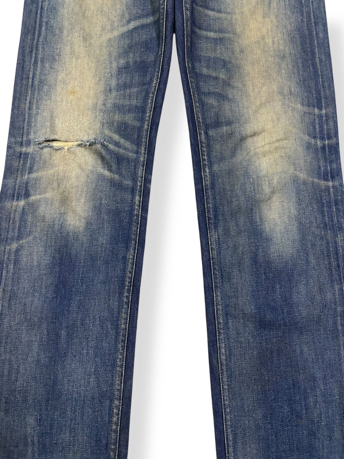 Levi's Levis Made & Crafted TackSlim Distressed Jeans Made in italy Size US 29 - 6 Thumbnail