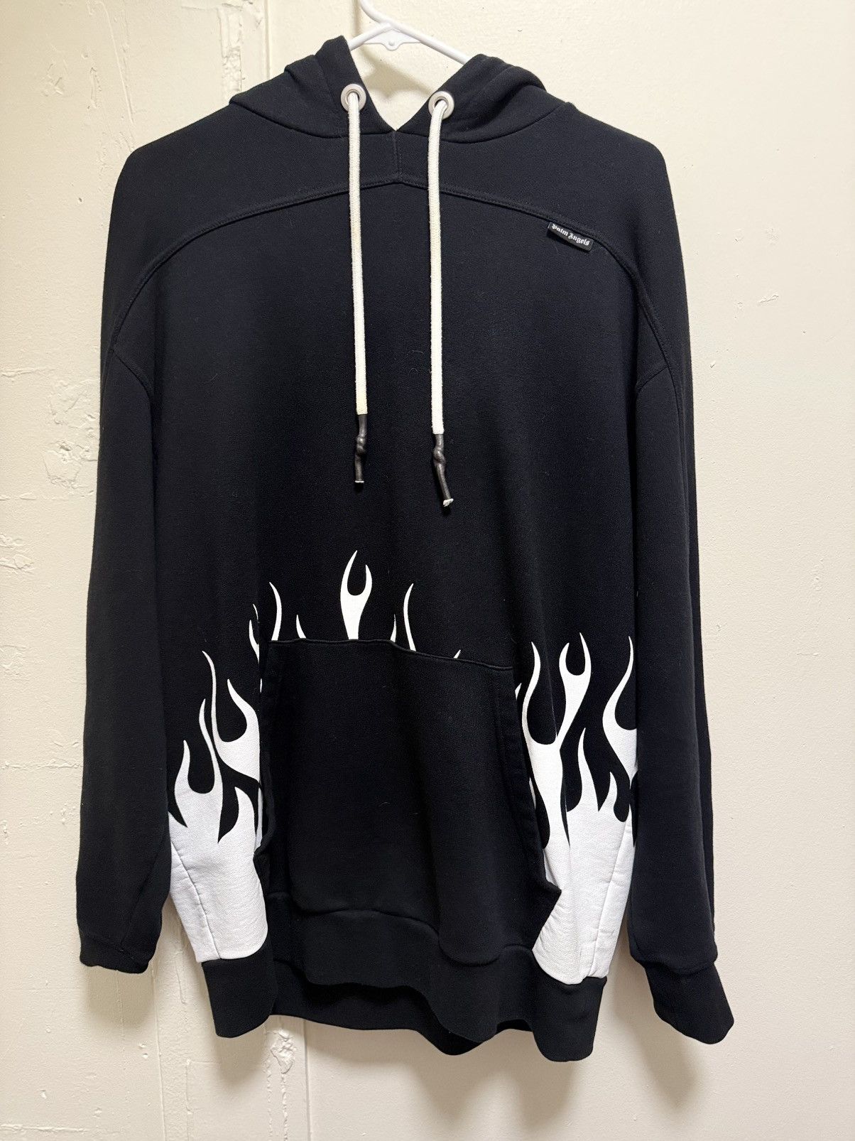Palm Angels Palm Angels Burning Logo Hoodie Size US S / EU 44-46 / 1 - 1 Thumbnail