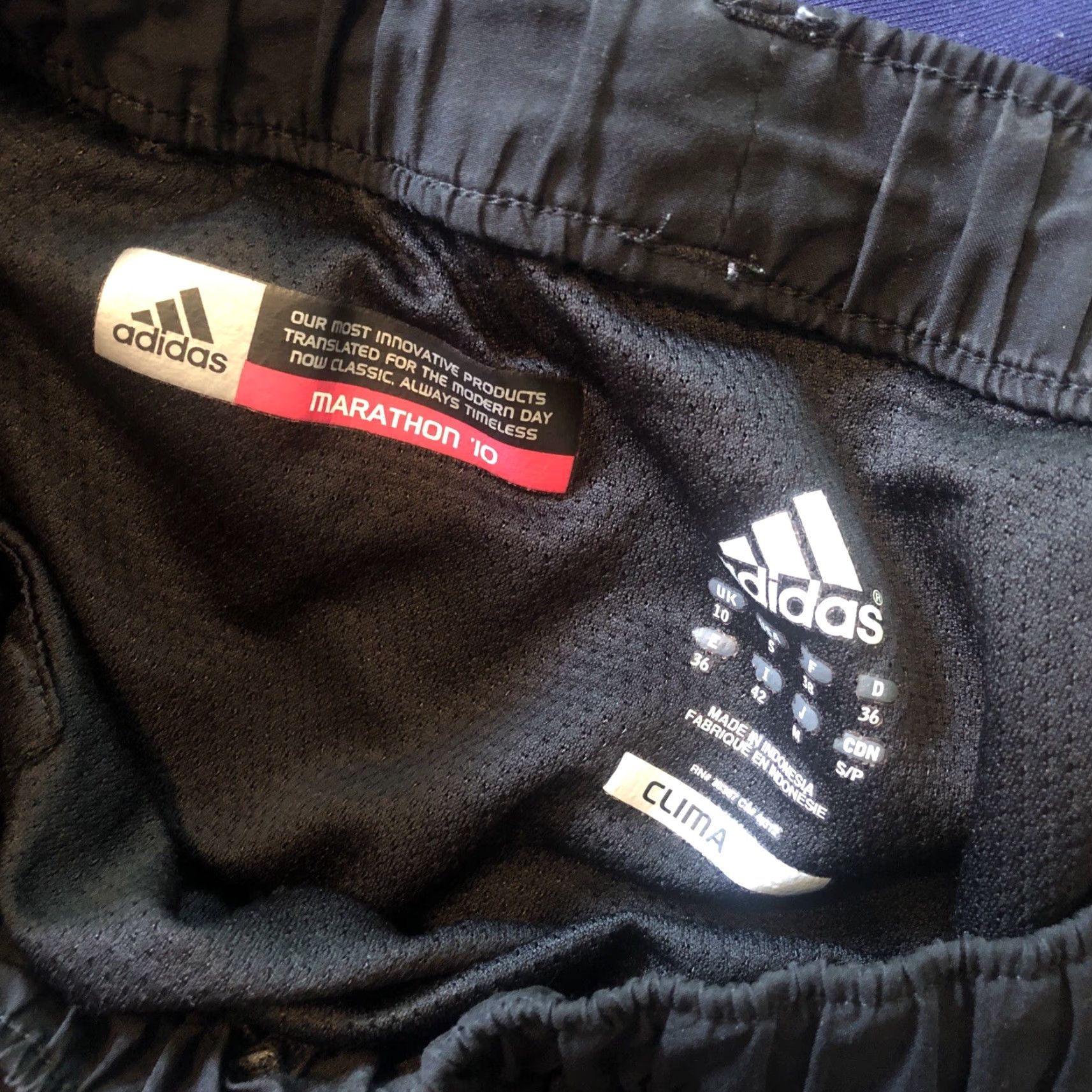 Adidas Adidas Marathon 10 Climalite Lined Running Shorts Black Size S Women Athletic Running & Jogging Shorts Size 28" / US 6 / IT 42 - 5 Thumbnail